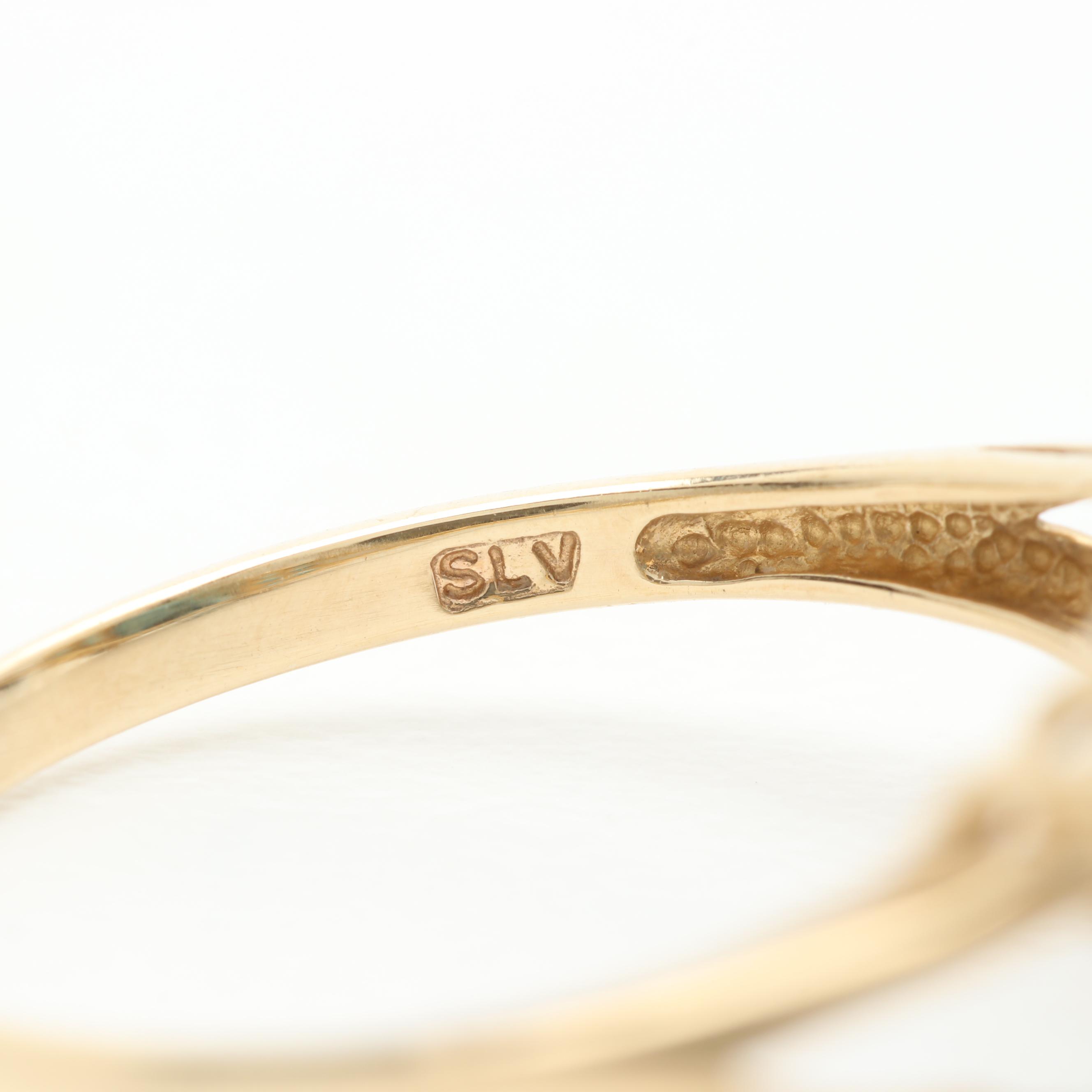 10K Yellow Gold Topaz Ring