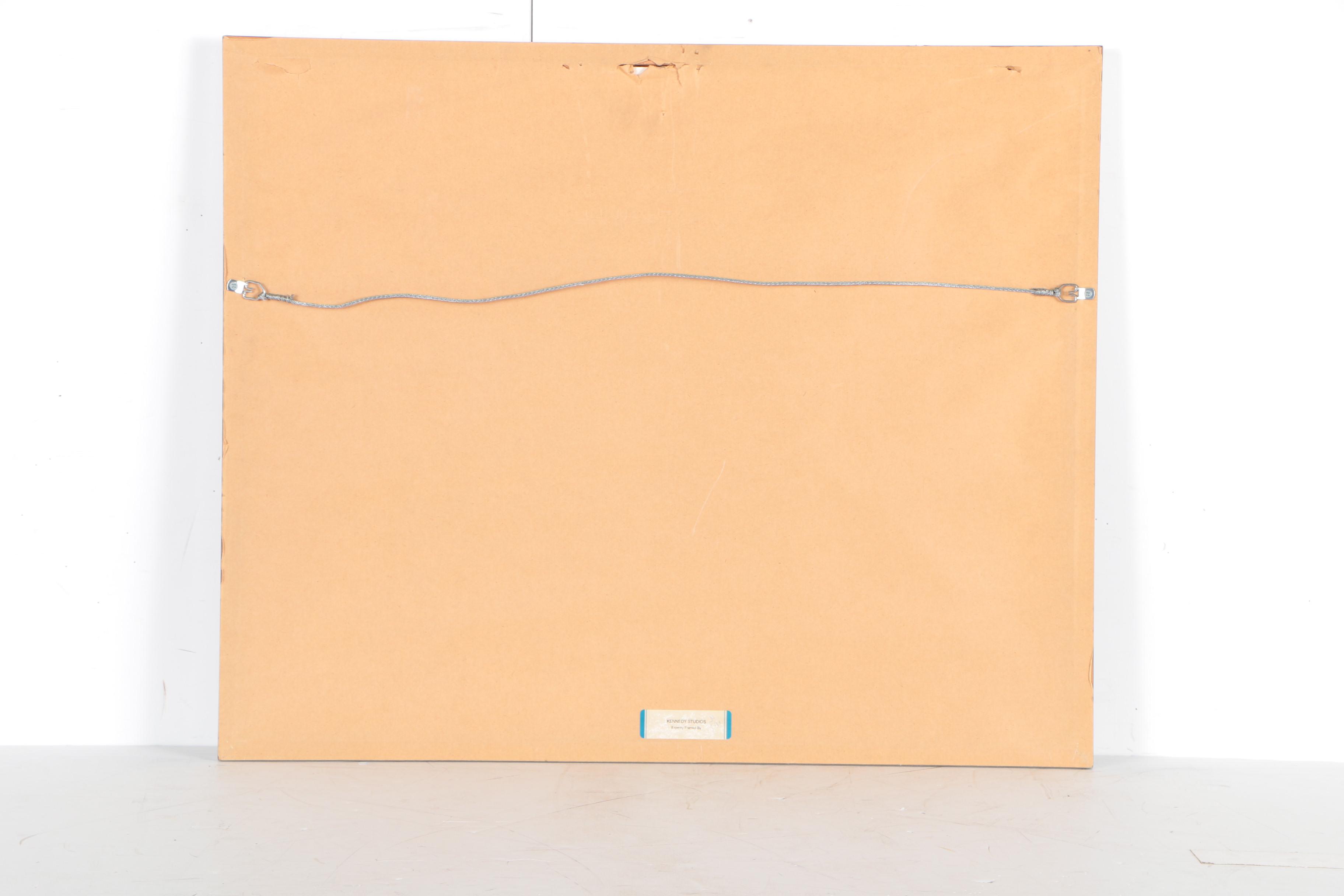 Robert E. Kennedy Circa 1980 Offset Lithograph