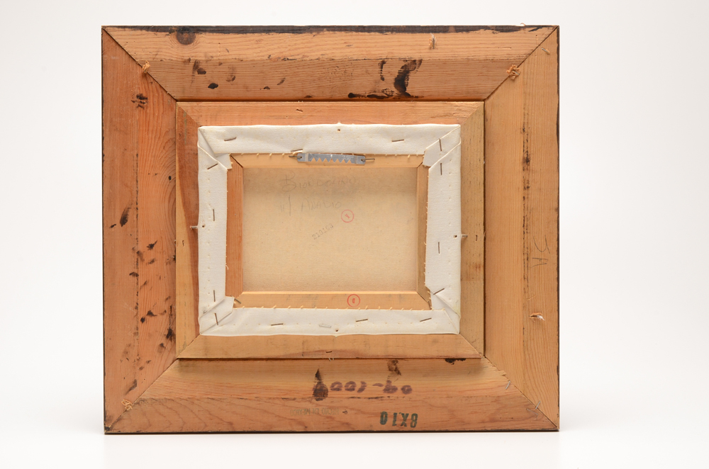 C. Nichols Floral Oil Painting on Canvas