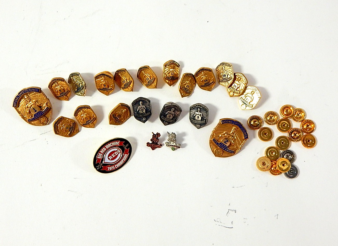 National Safety Council Safe Drive Aware Pinbacks and Others