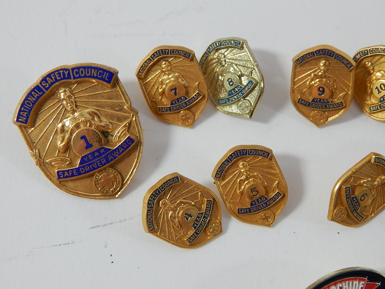 National Safety Council Safe Drive Aware Pinbacks and Others