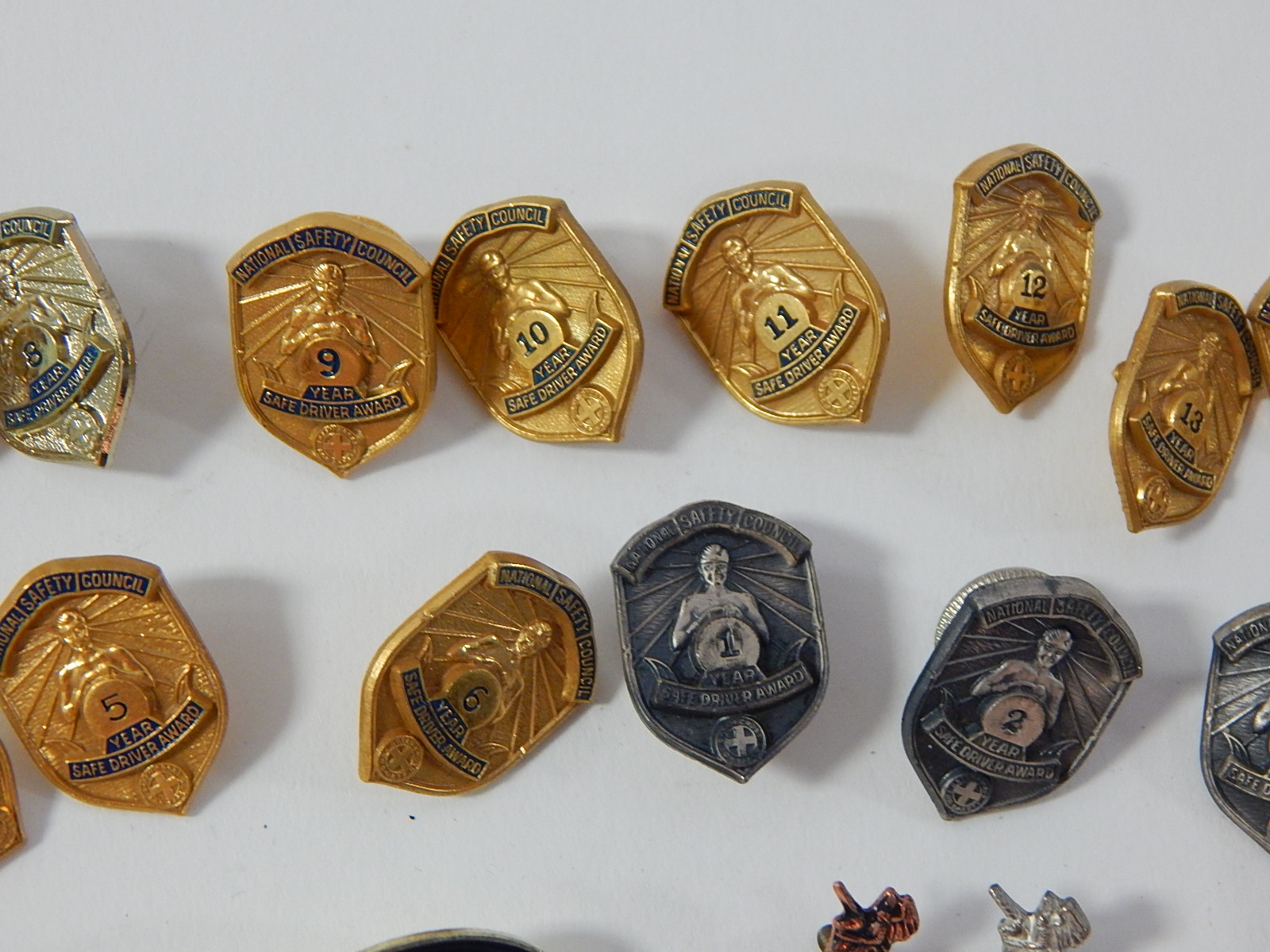 National Safety Council Safe Drive Aware Pinbacks and Others