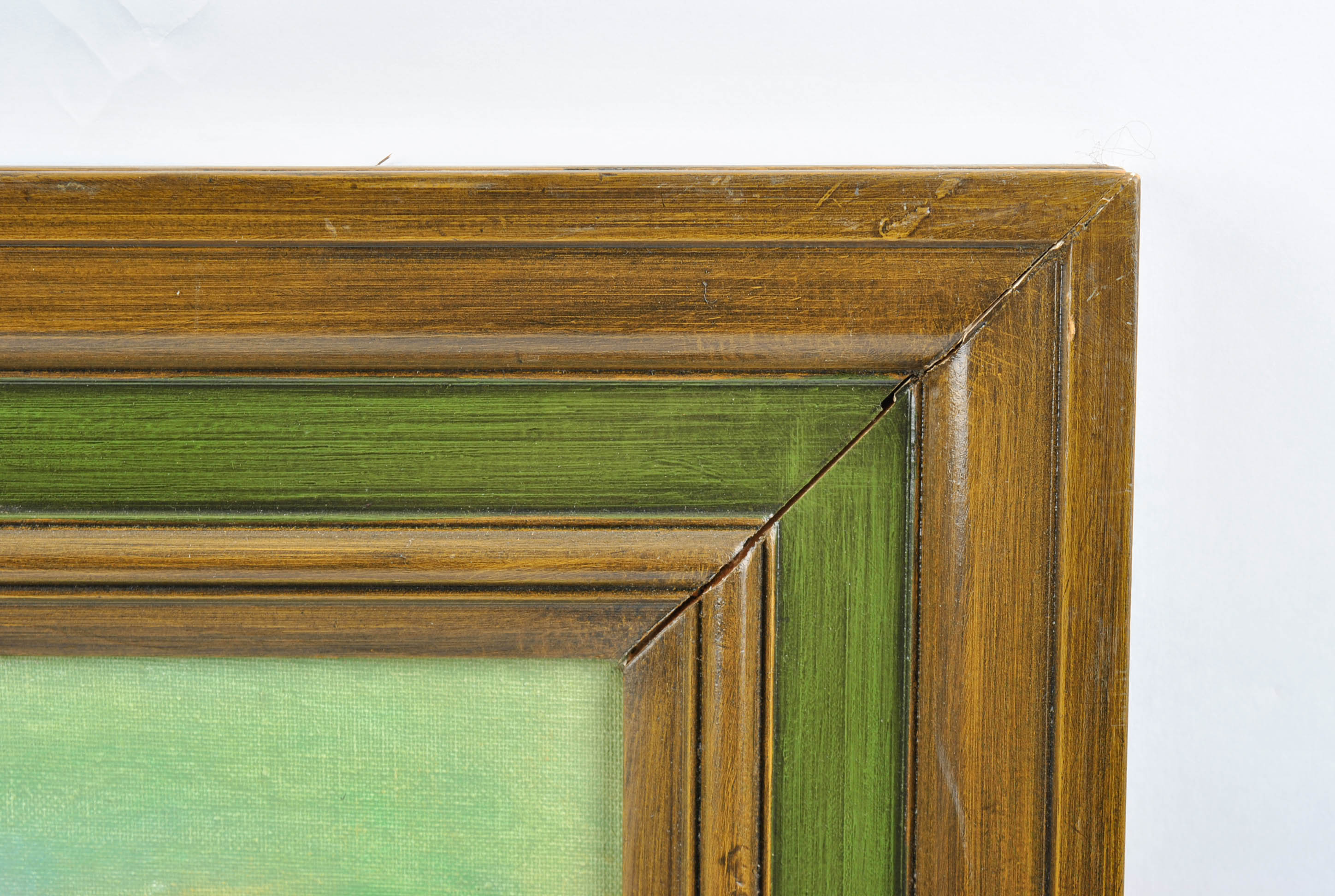 Oil Painting of Seaside Village