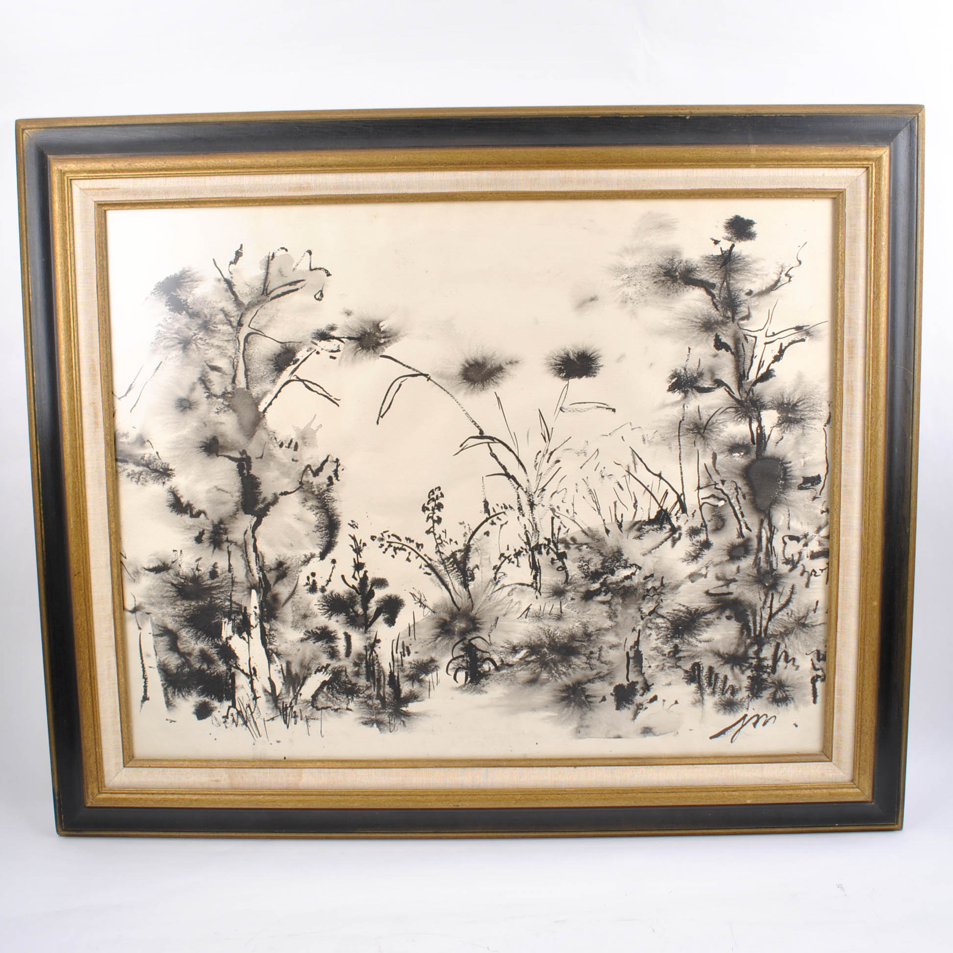 Pen and Ink Landscape Drawing