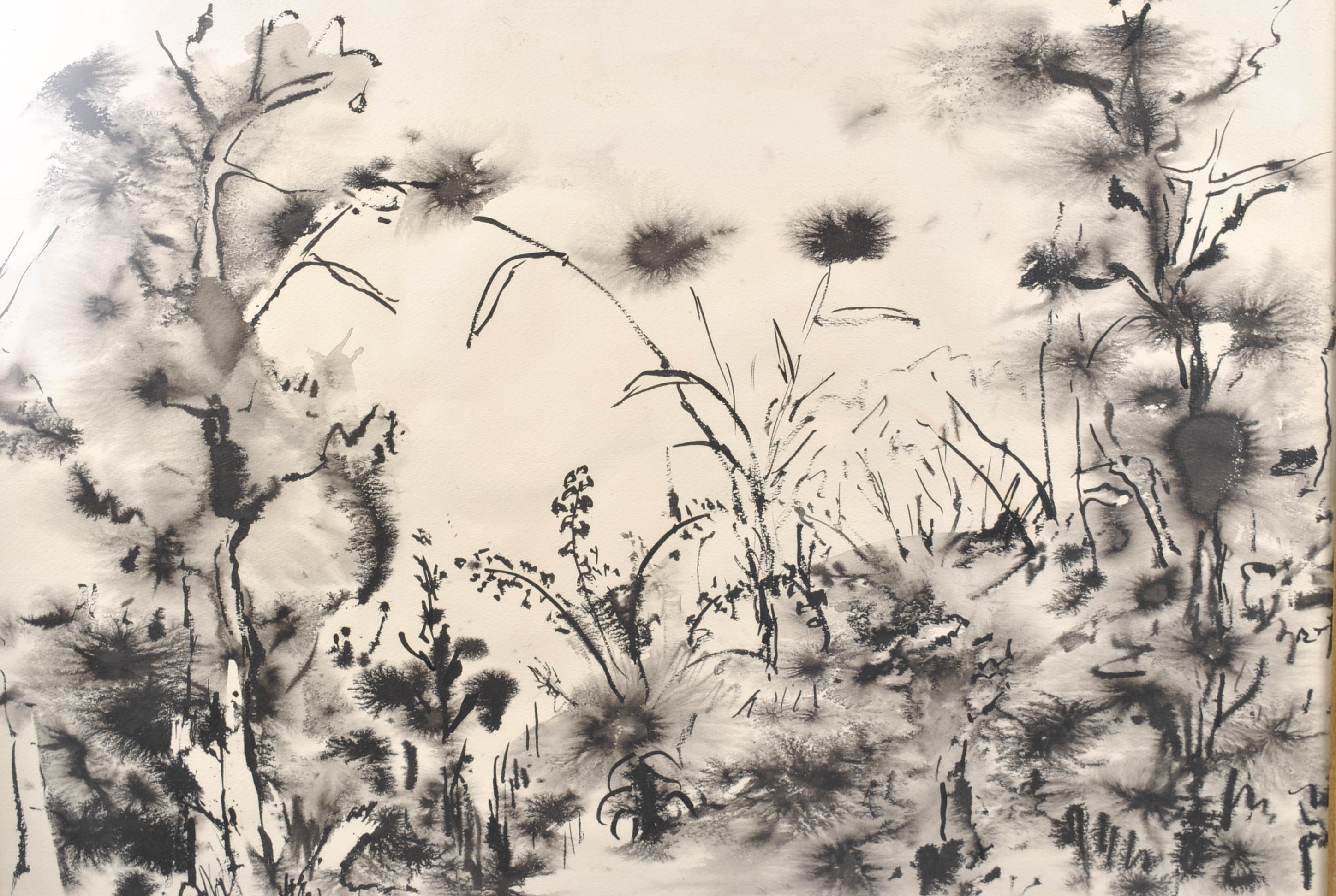 Pen and Ink Landscape Drawing