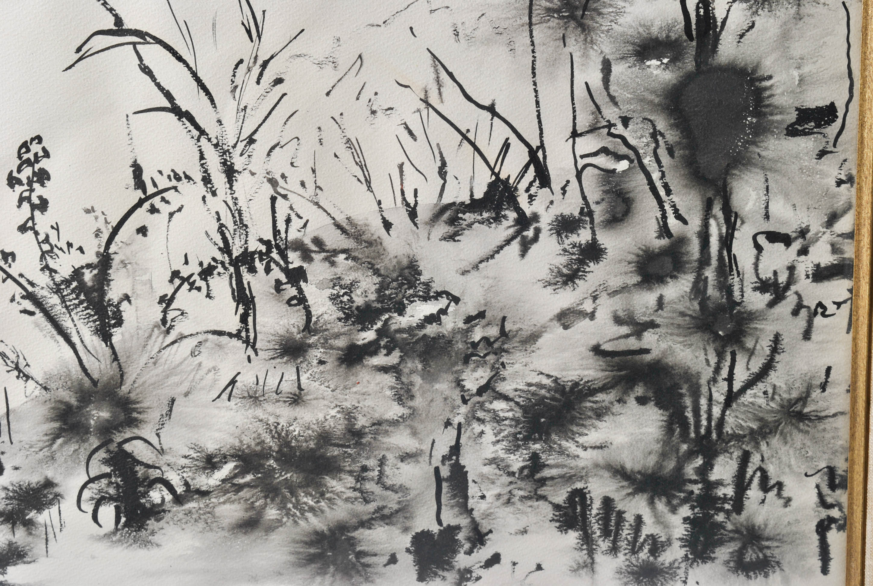 Pen and Ink Landscape Drawing