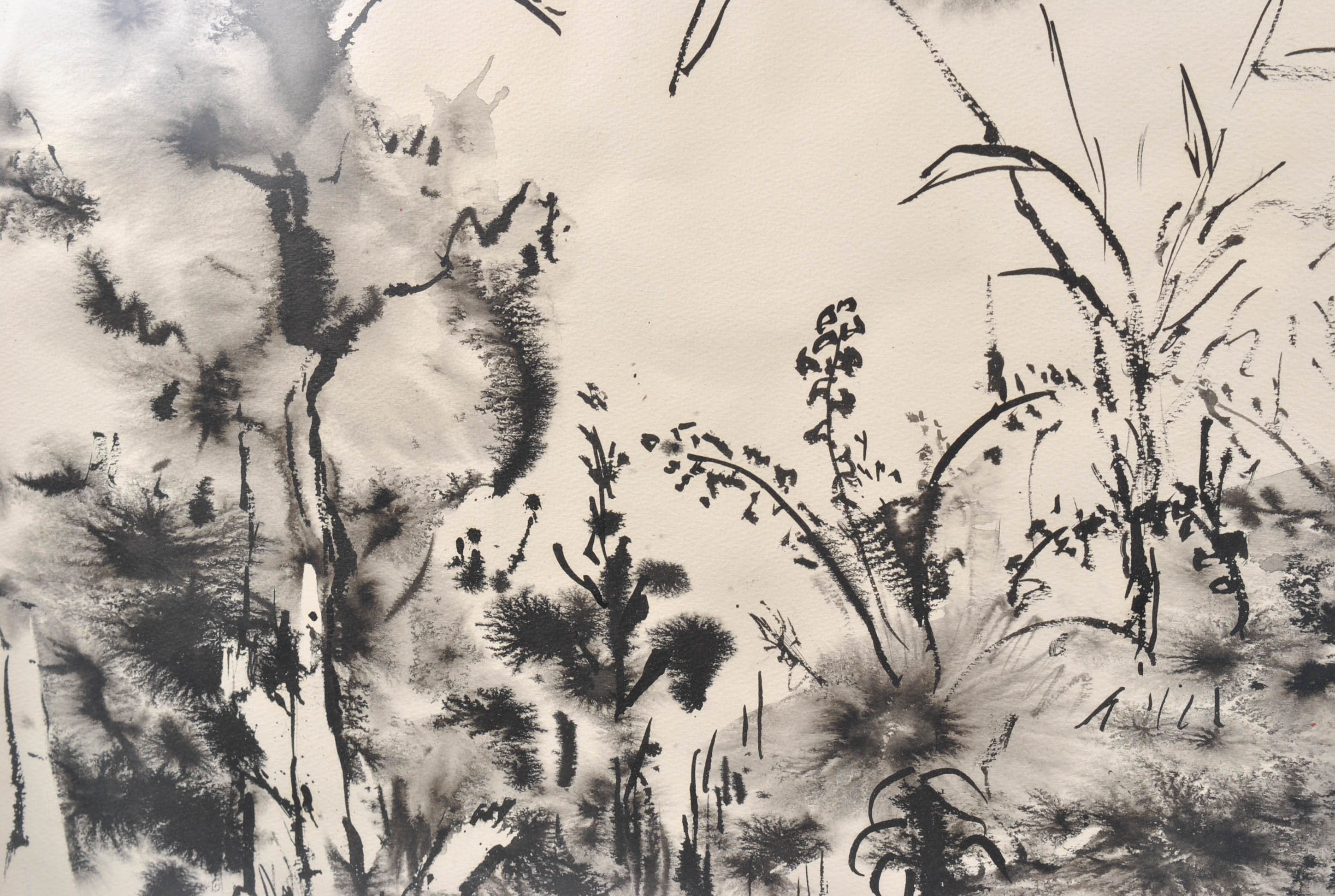 Pen and Ink Landscape Drawing