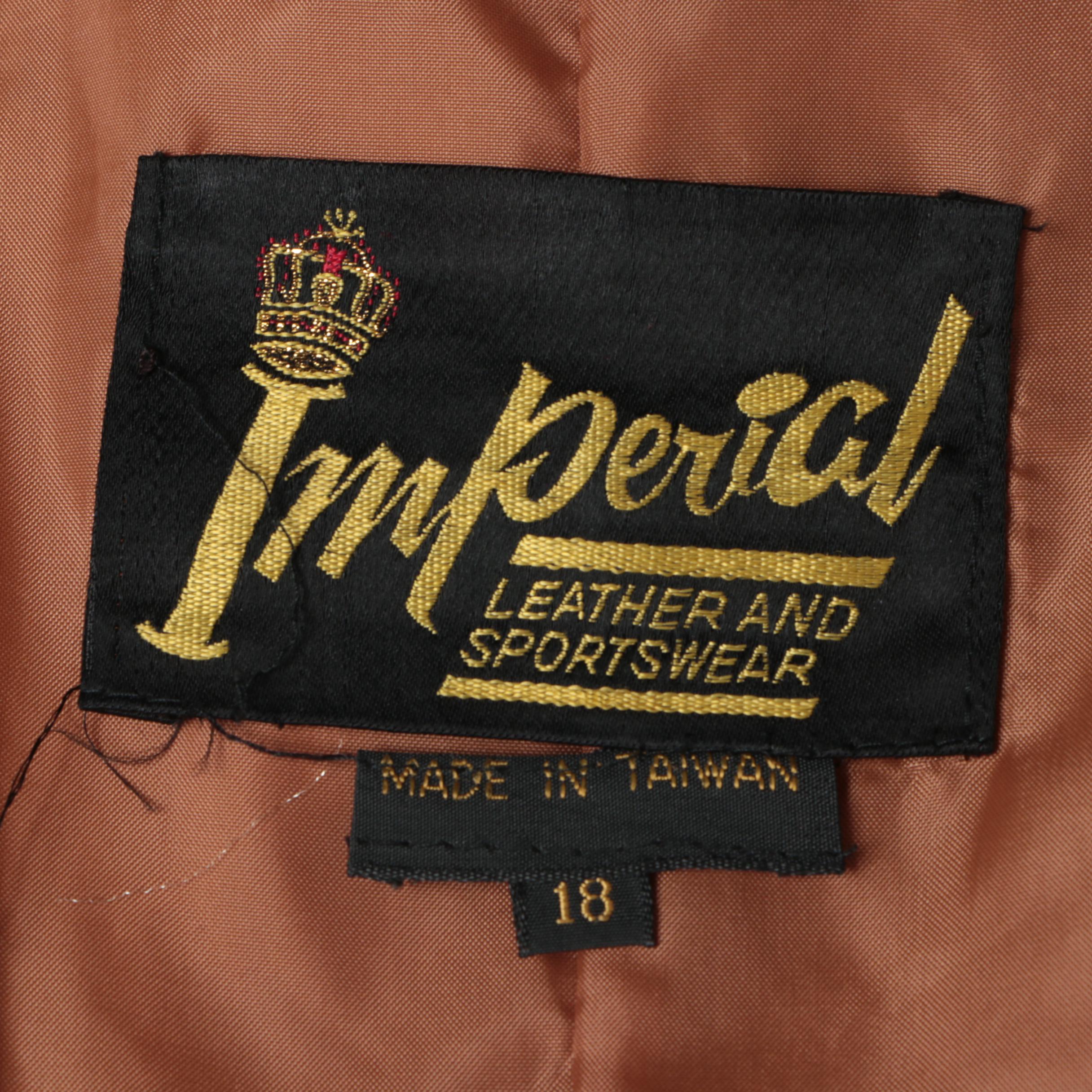 Women's Vintage Imperial Cognac Leather Coat with Tan Leather Driving Gloves