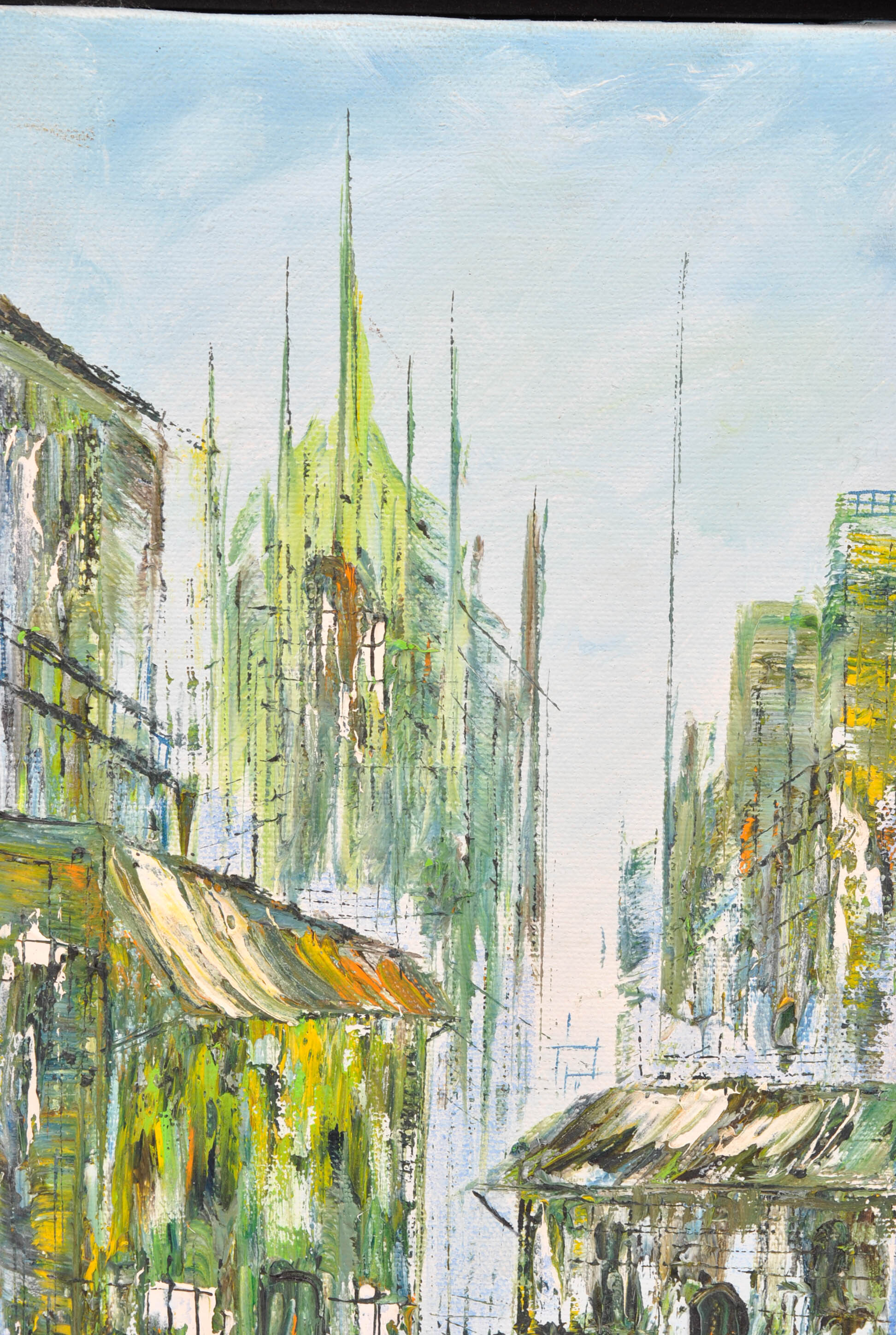 Evelyn Schmedt Oil Paintings of City Streets