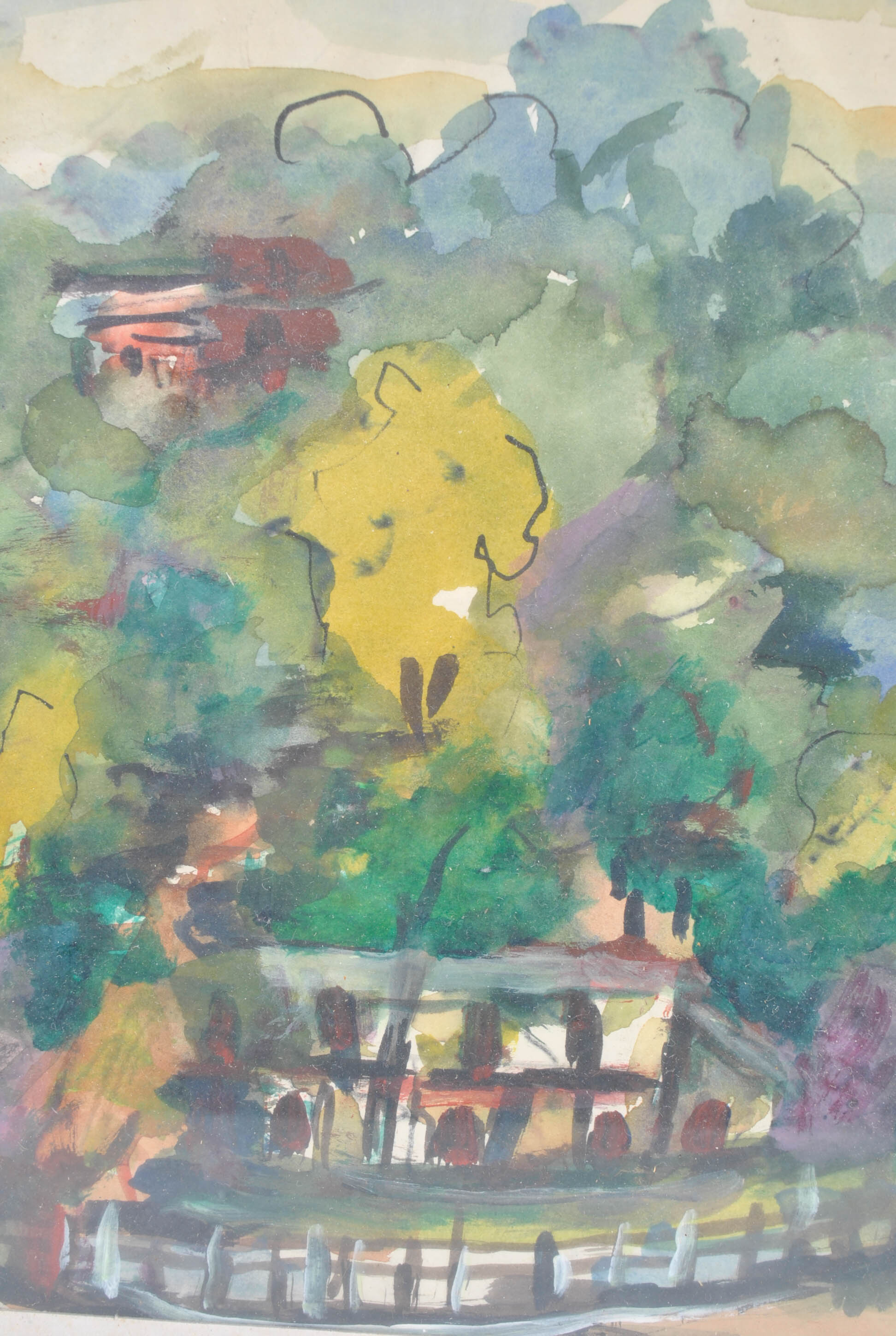 Watercolor Landscape Painting