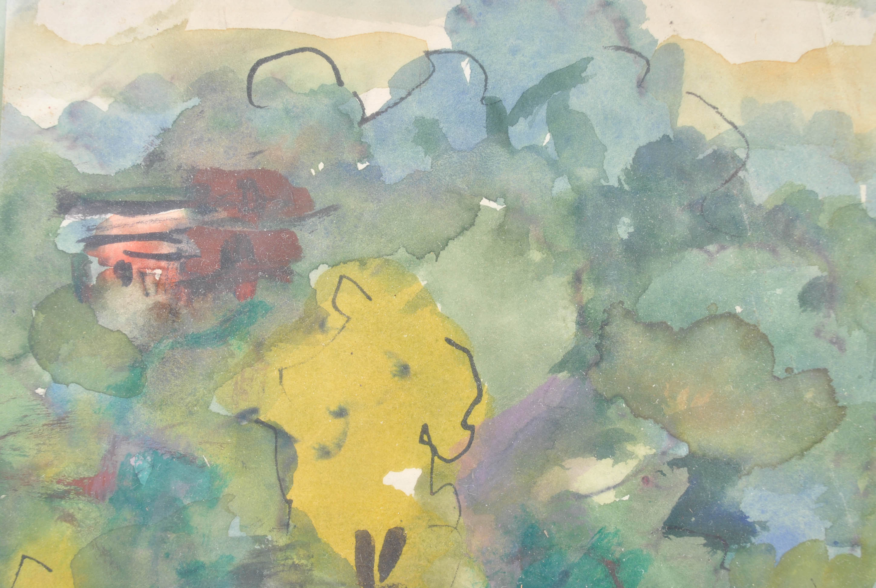 Watercolor Landscape Painting