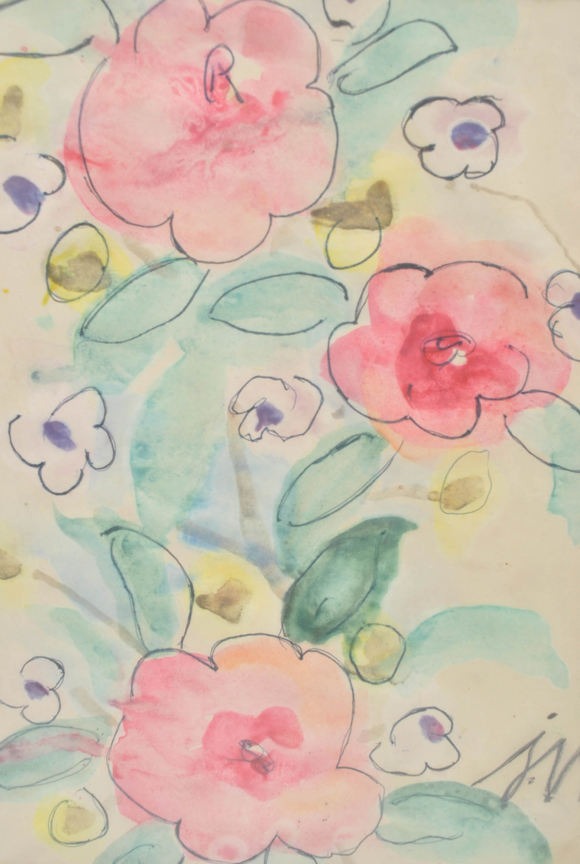 Floral Watercolor Painting by Josephine Mahaffey