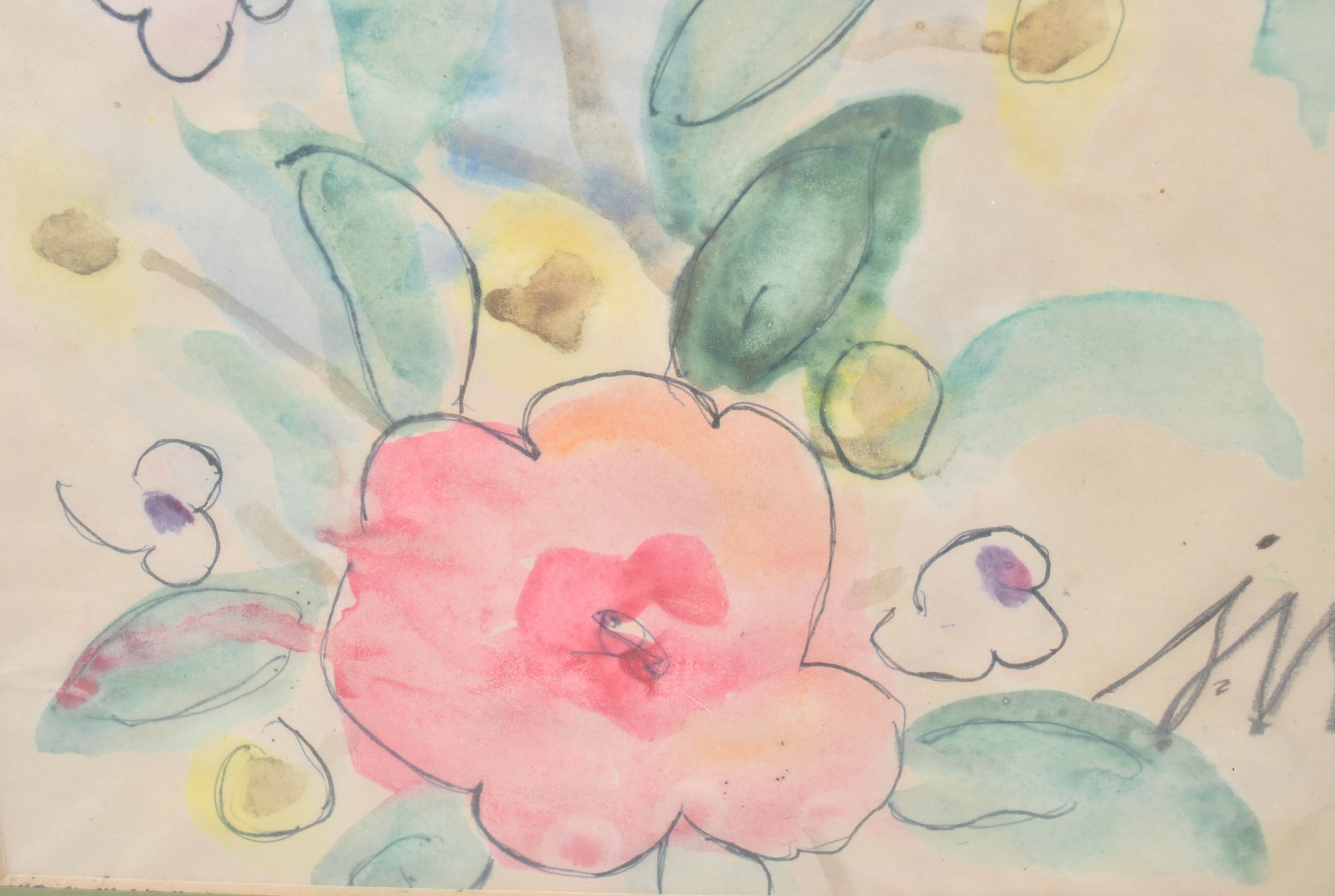 Floral Watercolor Painting by Josephine Mahaffey