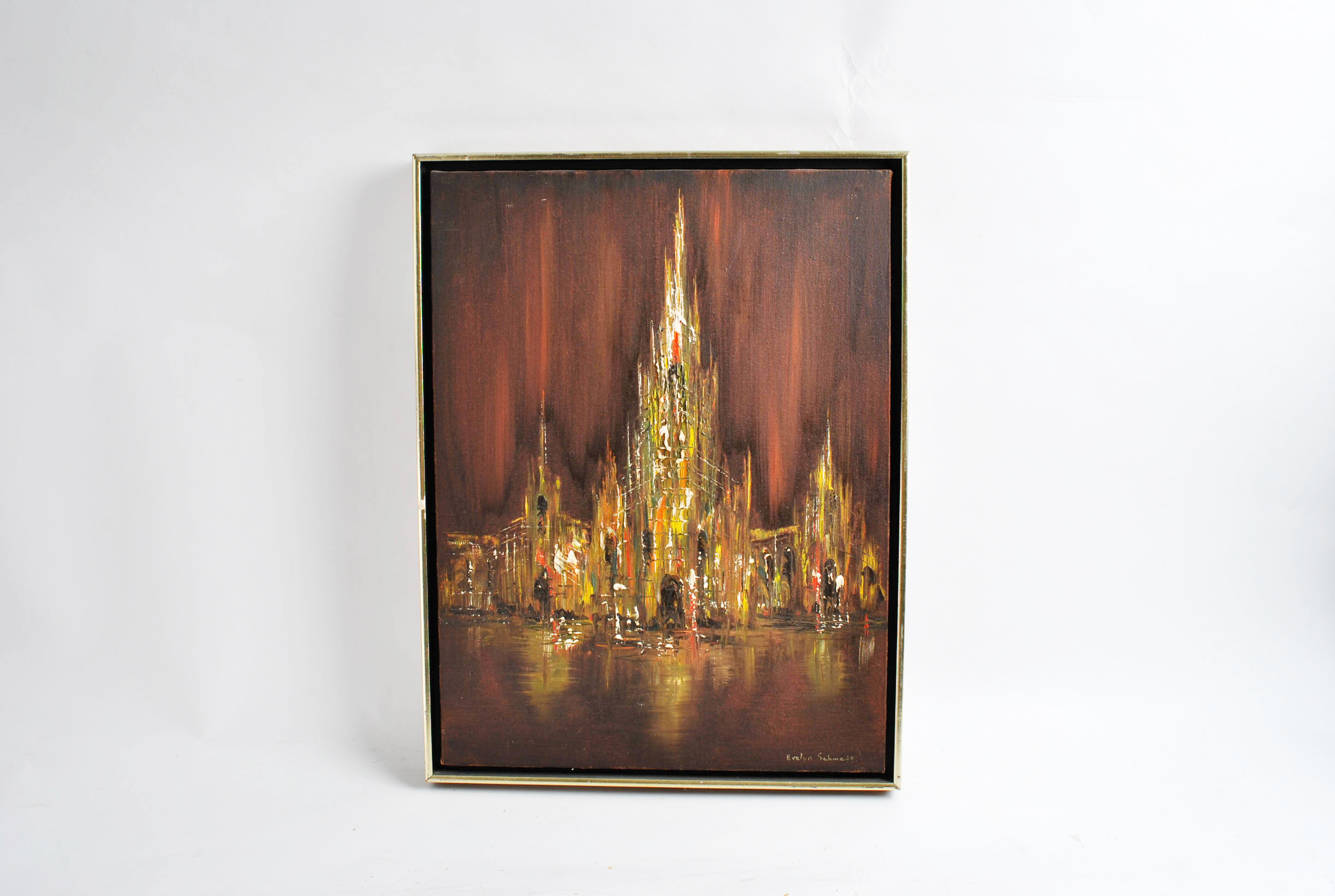 Evelyn Schmedt Oil Painting of Architecture