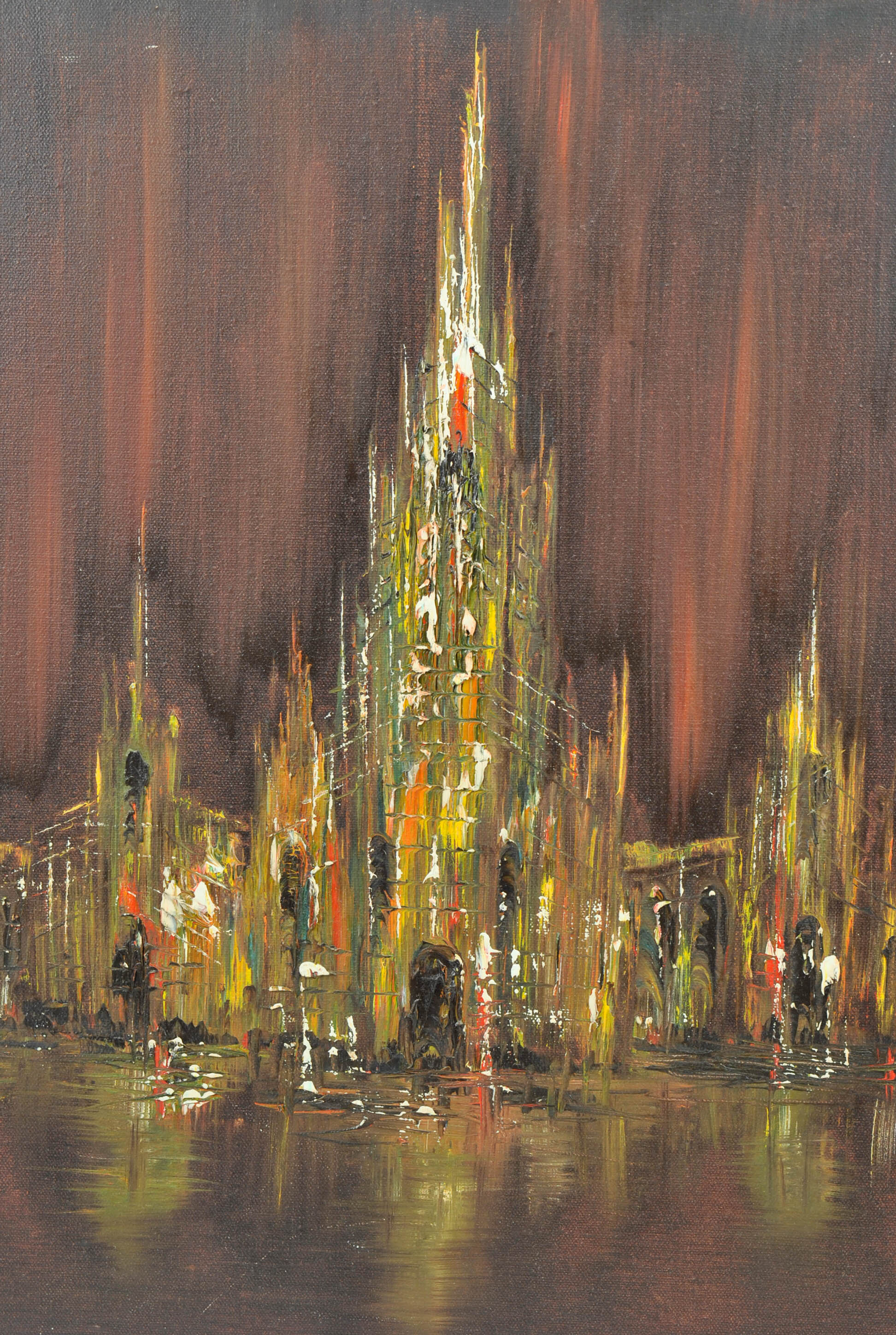 Evelyn Schmedt Oil Painting of Architecture