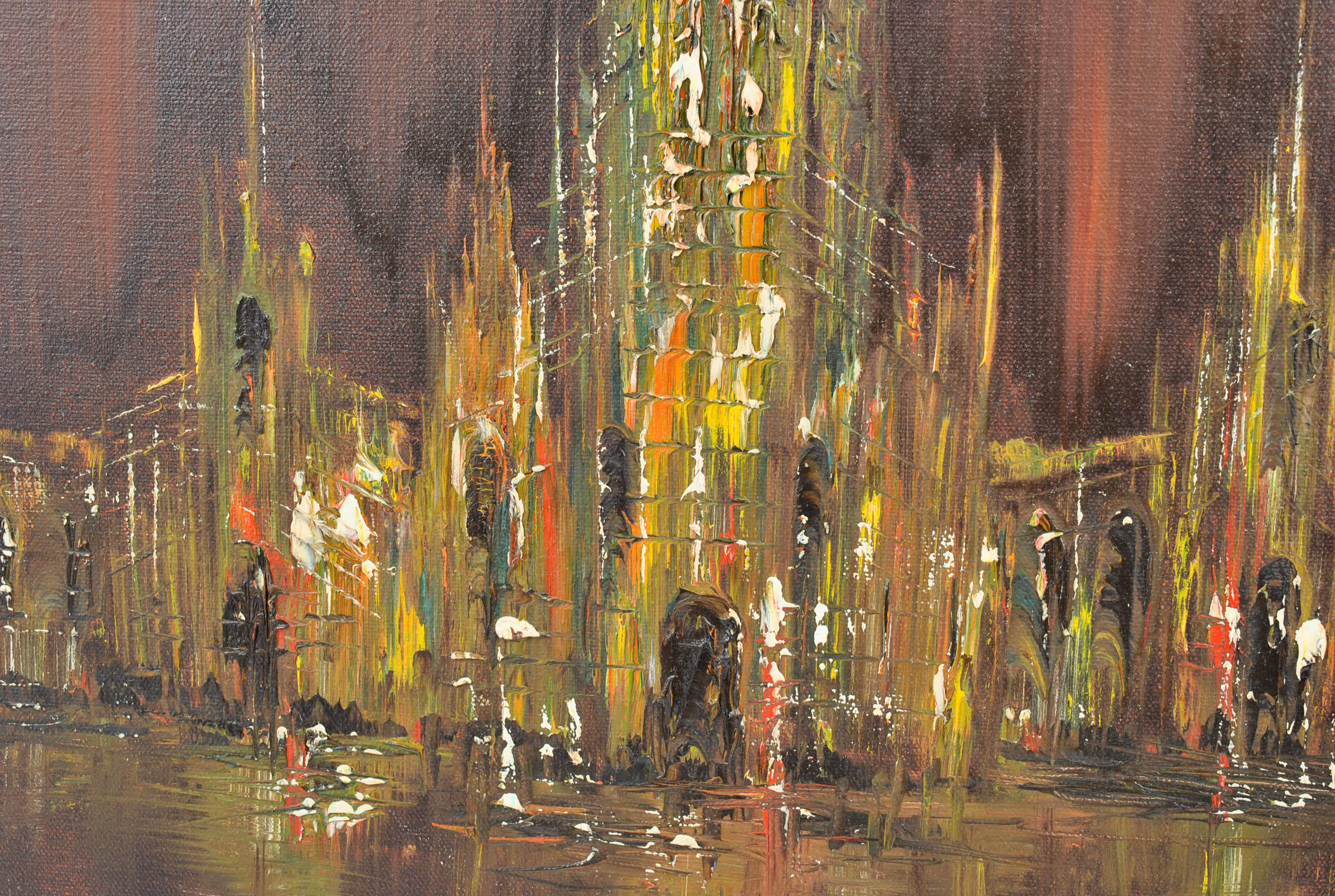 Evelyn Schmedt Oil Painting of Architecture