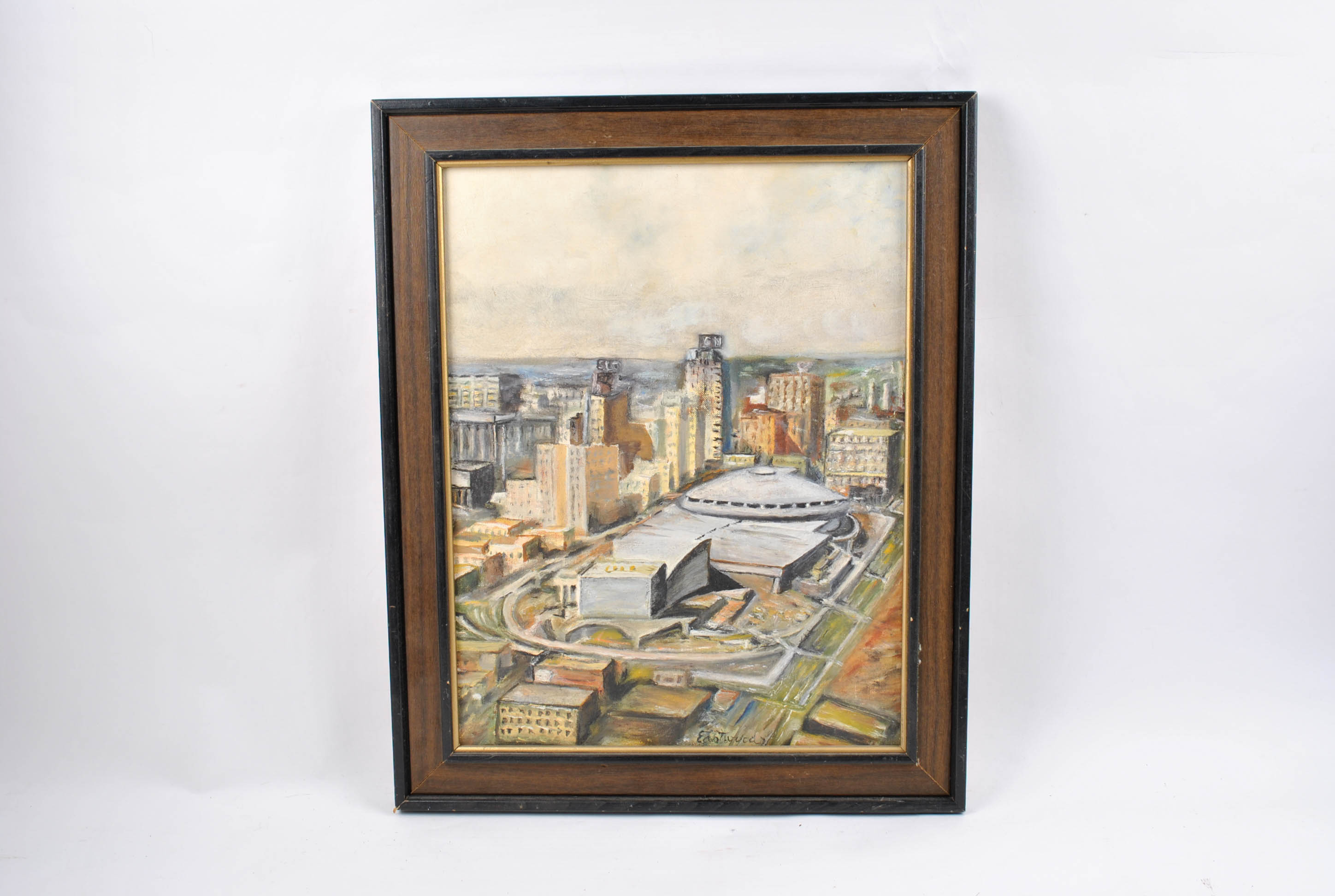 Ruth Eastwood Cityscape Oil Painting