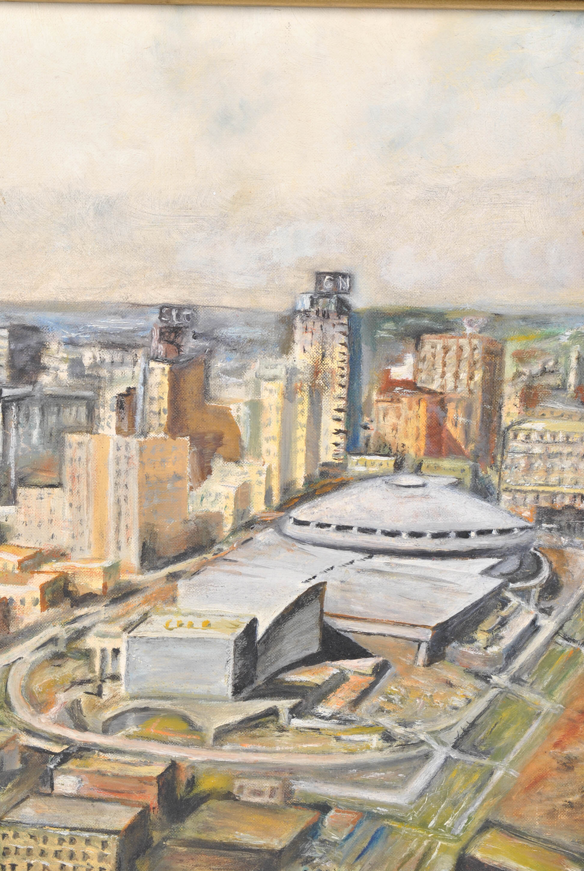 Ruth Eastwood Cityscape Oil Painting