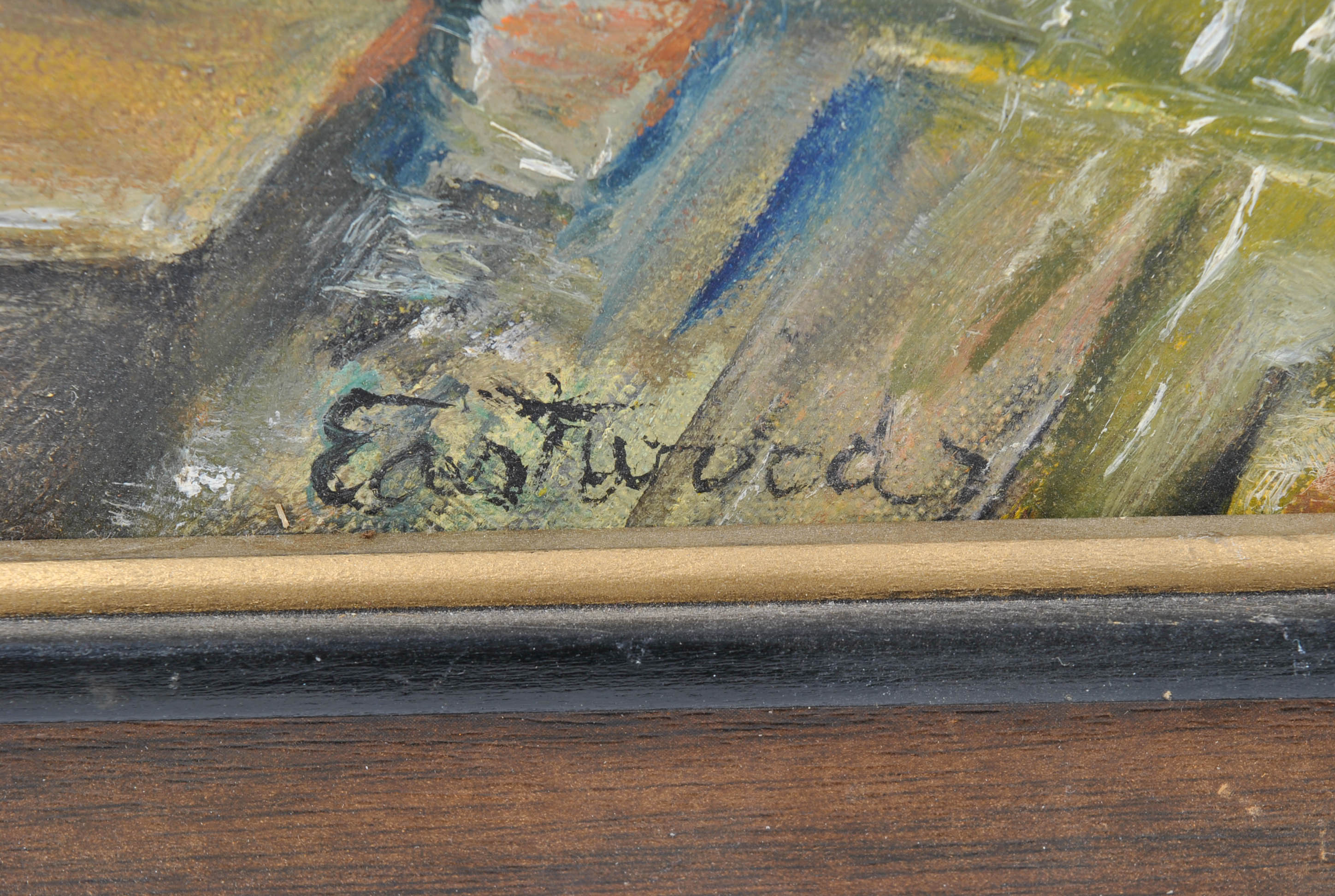 Ruth Eastwood Cityscape Oil Painting