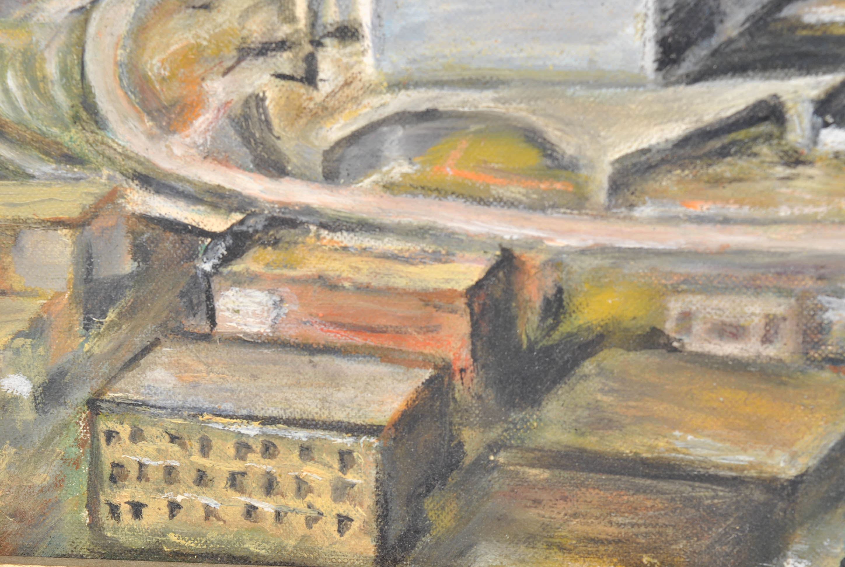 Ruth Eastwood Cityscape Oil Painting