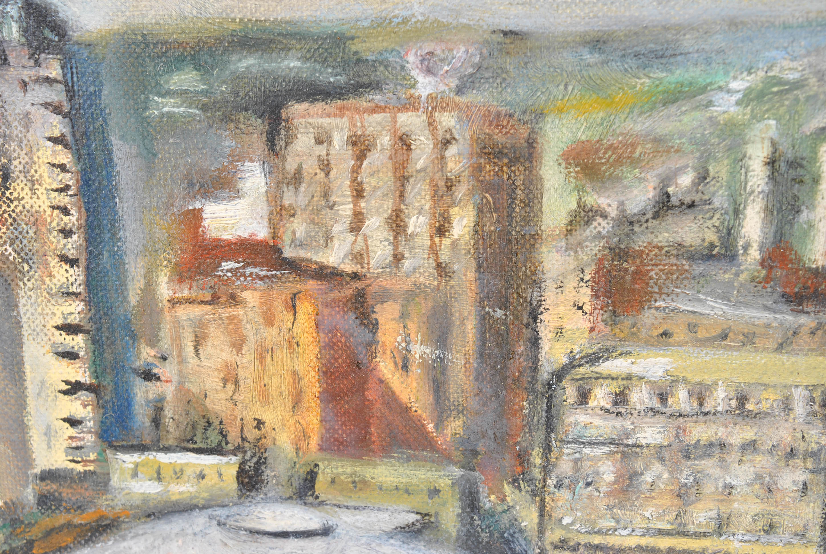 Ruth Eastwood Cityscape Oil Painting