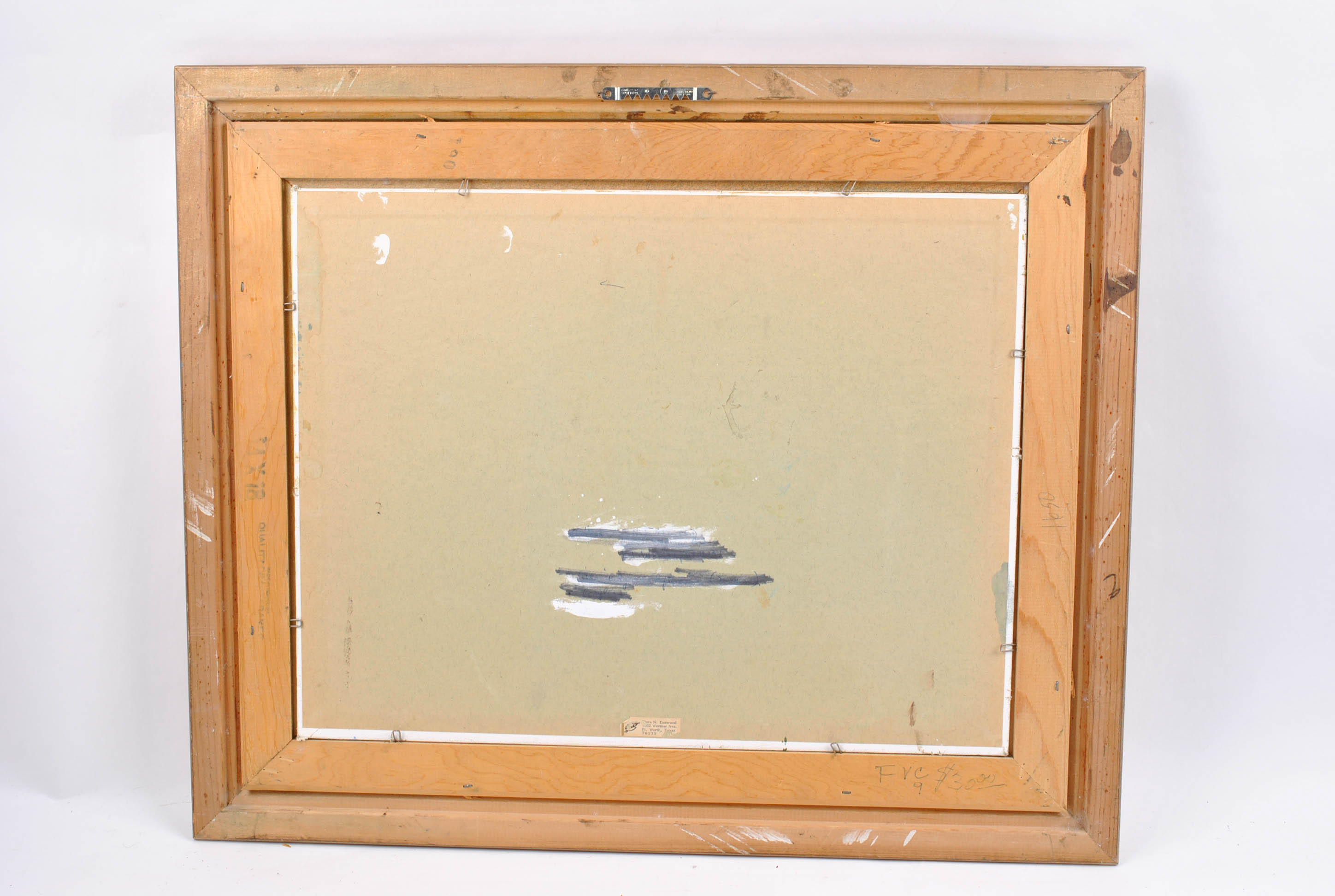 Abstract Acrylic Painting on Canvas Board