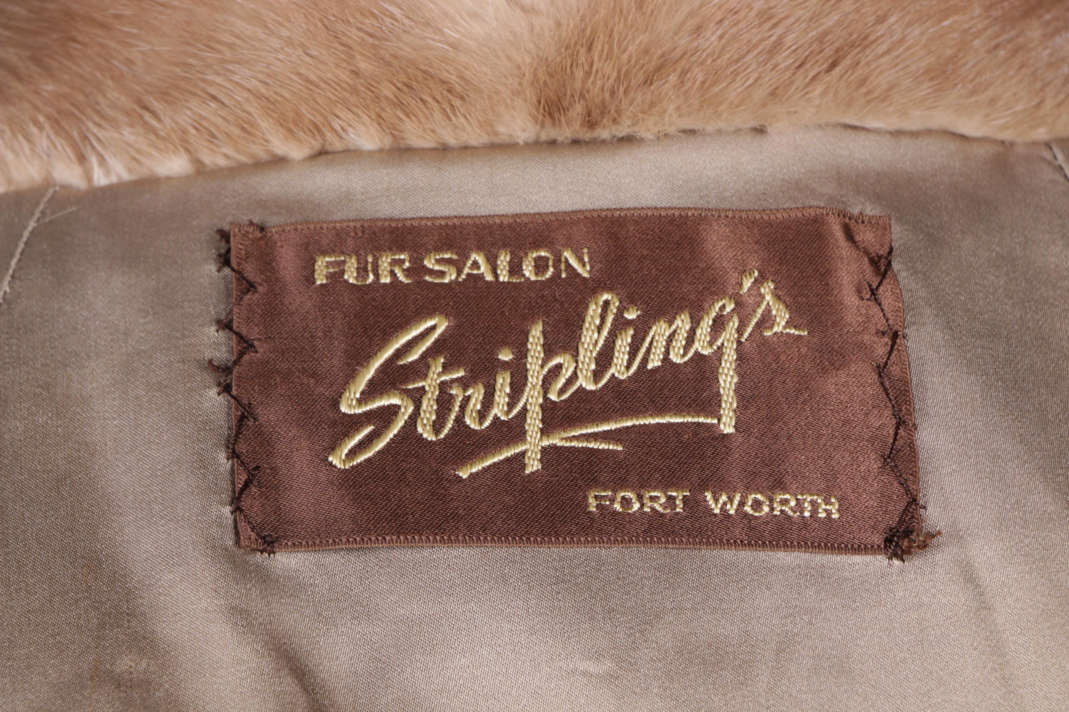 Women's Vintage Stripling's Mink Fur Coat