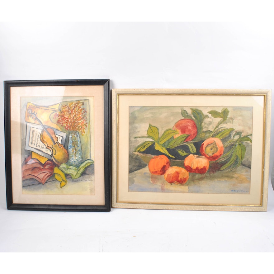 Ruth Eastwood Watercolor Still Life Paintings