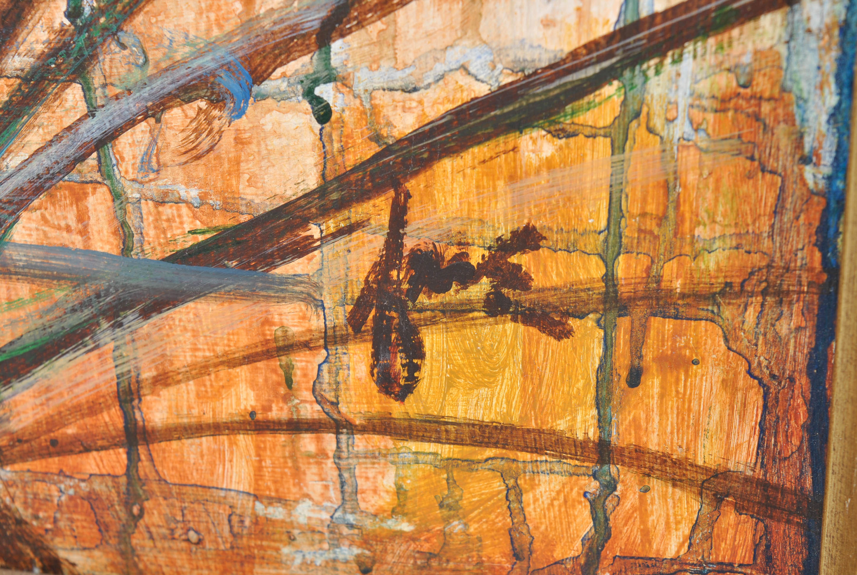 Oil on Paper Paintings of Flowers by Mahaffey and Eastwood