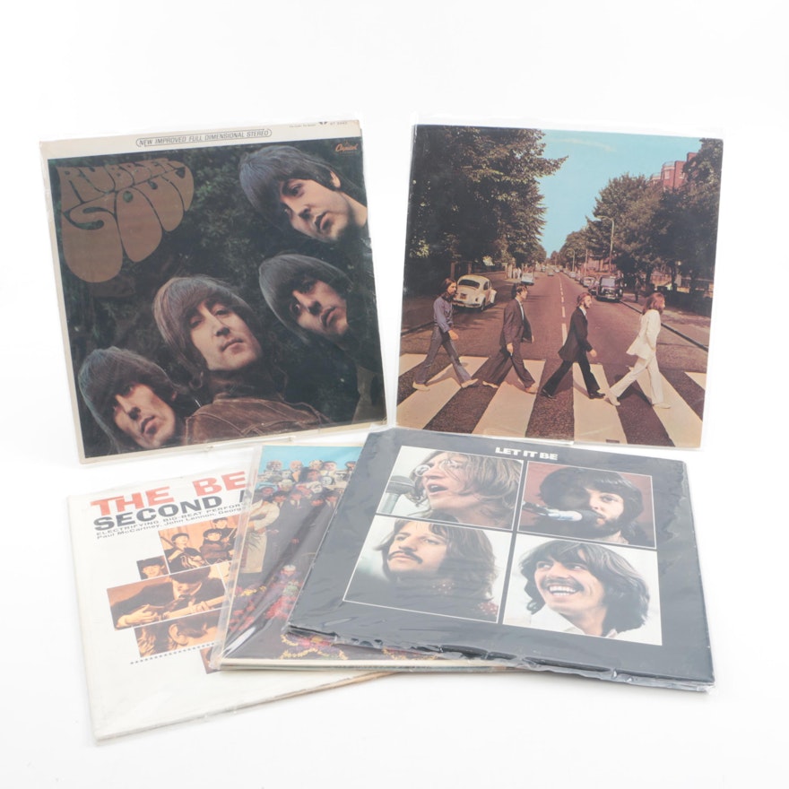 Beatles Records on Capitol and Apple Including "Abbey Road" and "Let It Be"