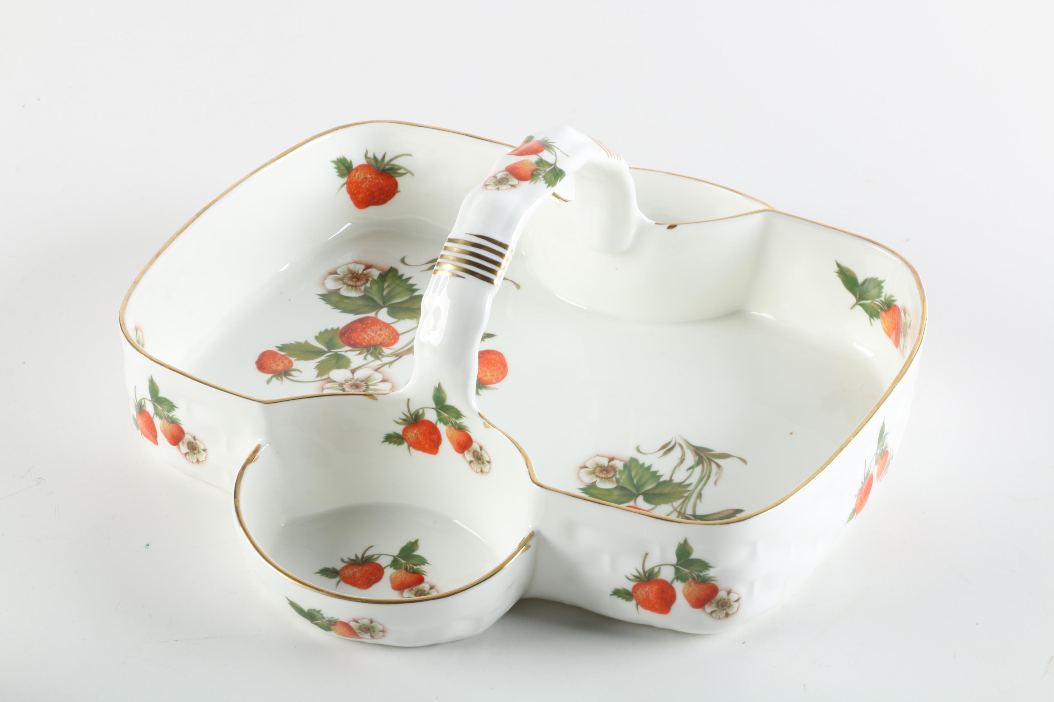 Oakley China Ltd. Bone China Strawberry Basket