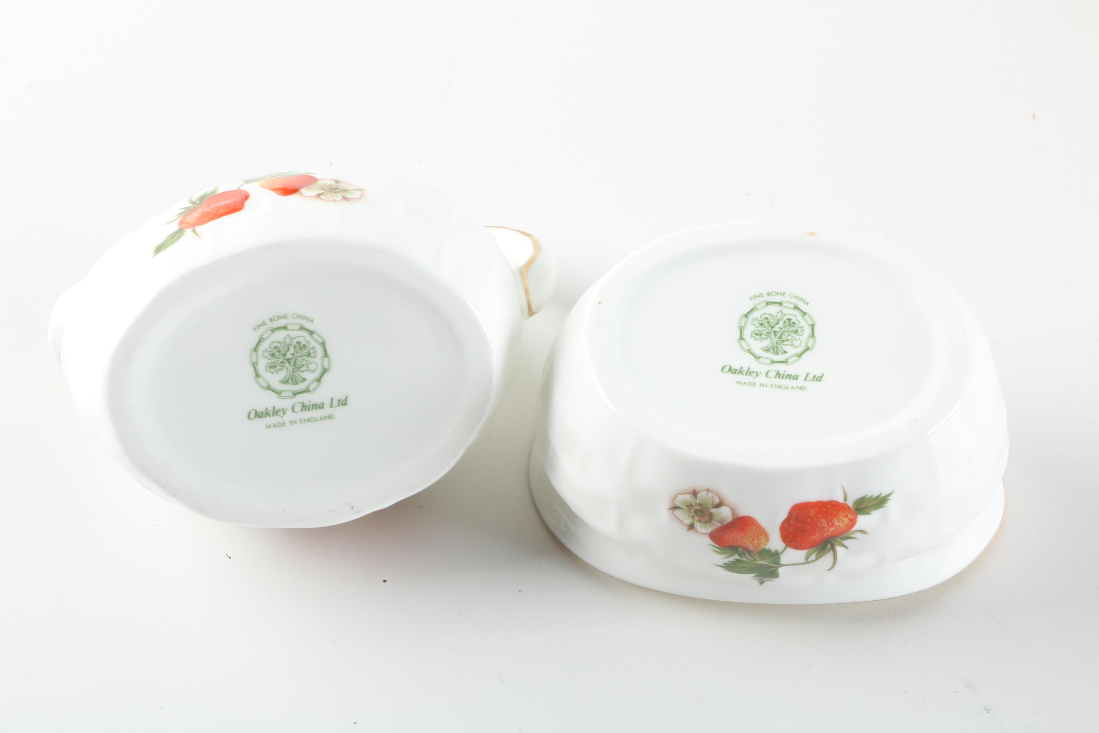 Oakley China Ltd. Bone China Strawberry Basket