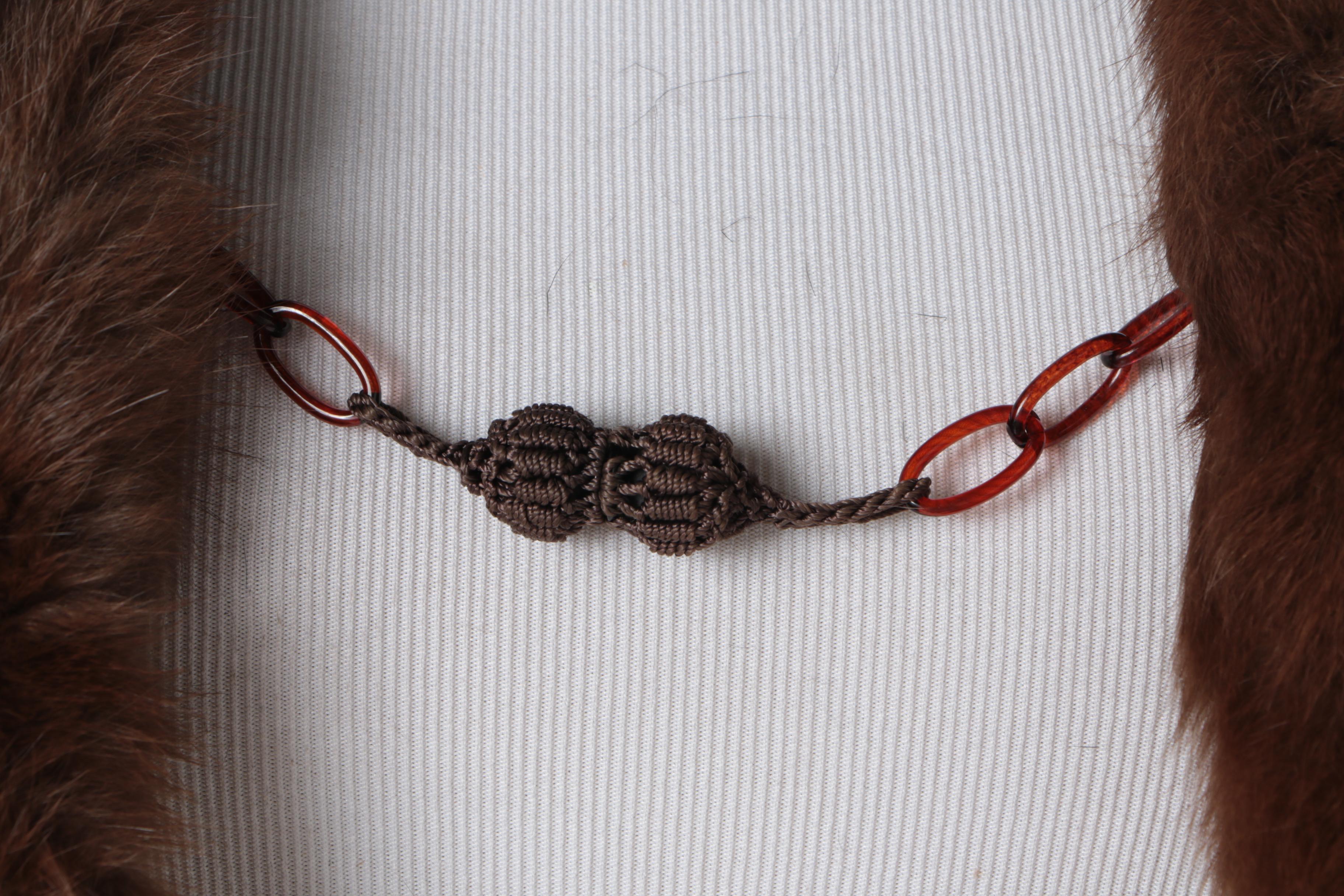 Women's Vintage Four Pelt Mink Fur Stole