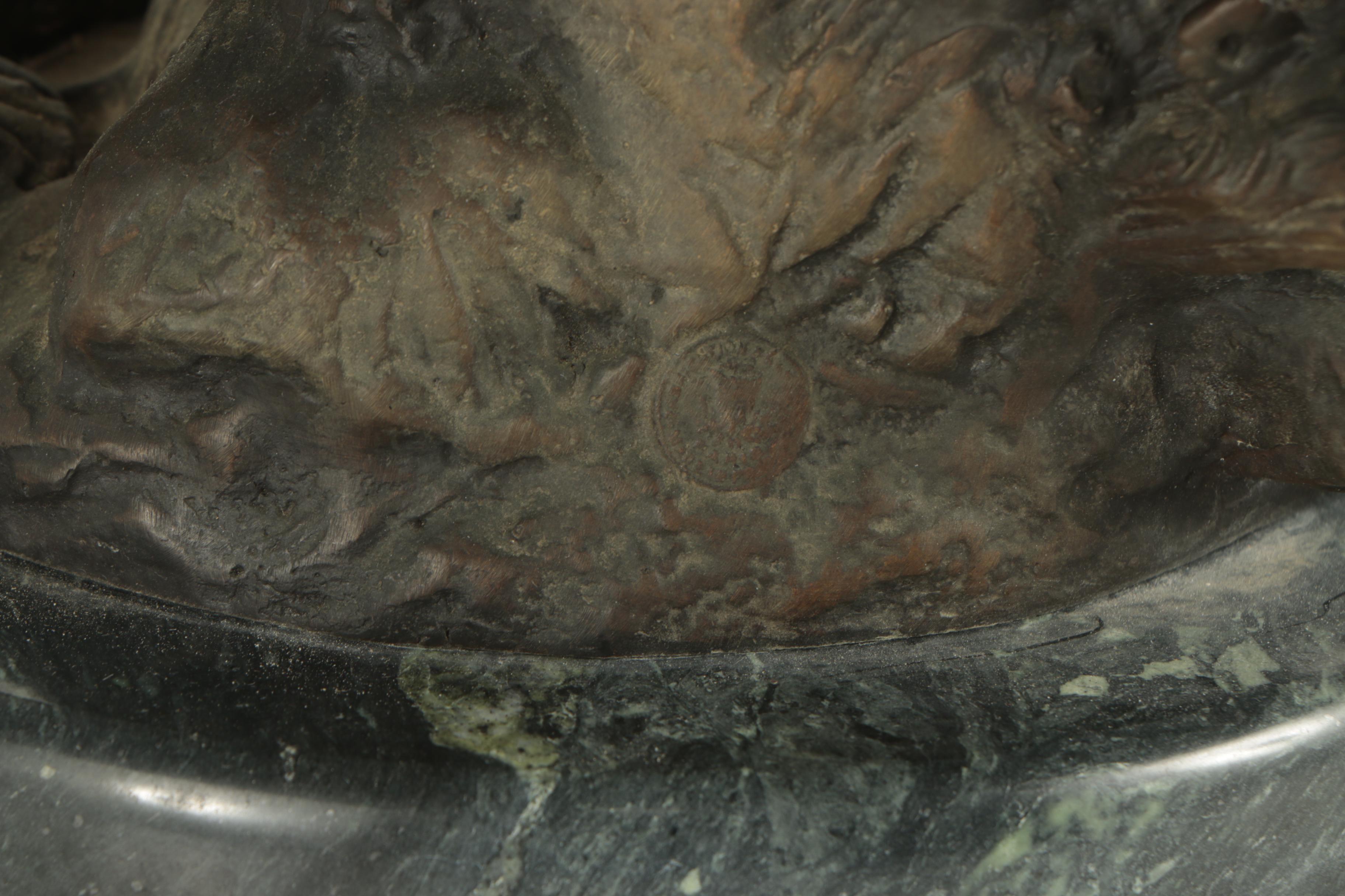 Spelter Sculpture after Auguste Moreau "The Secret"