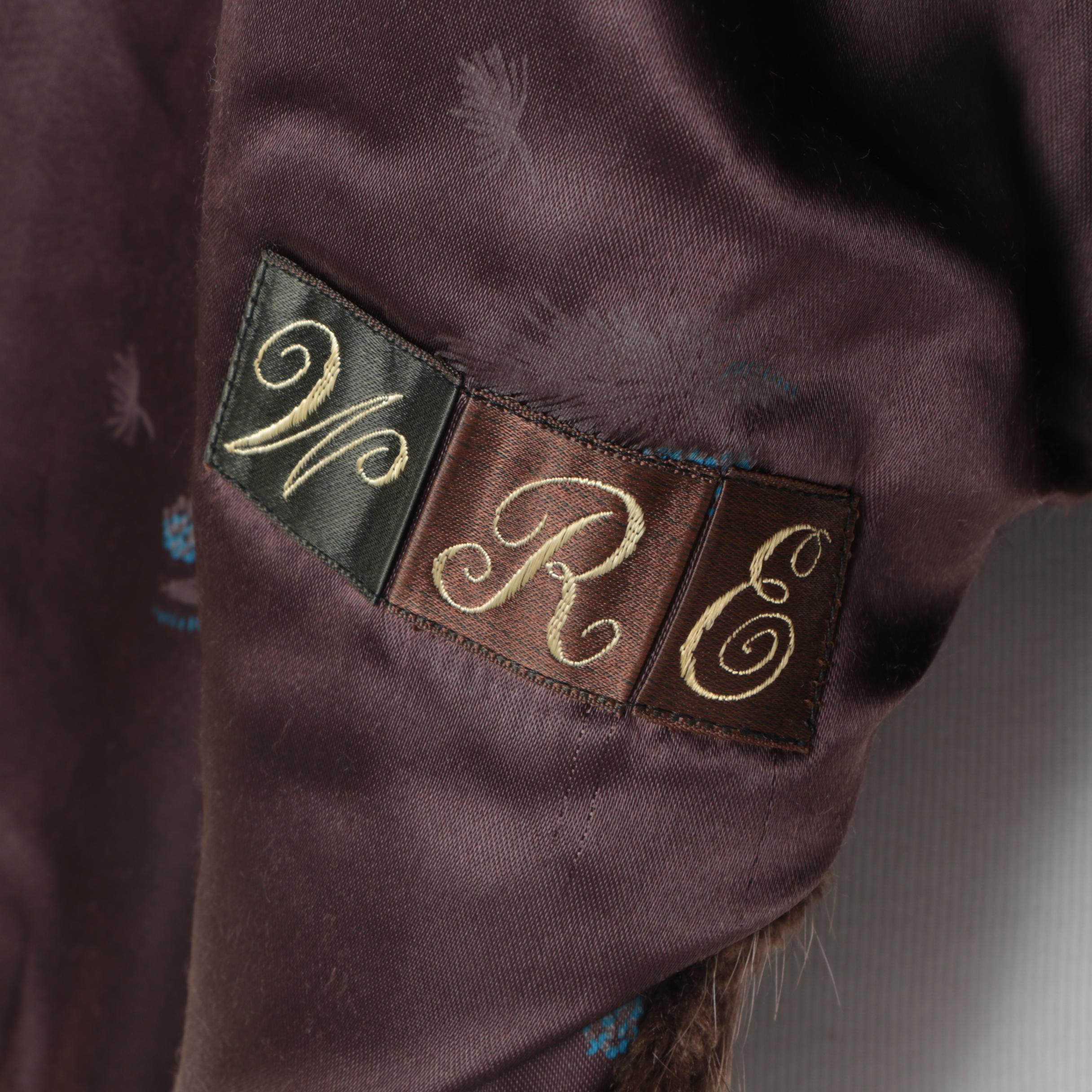 Vintage Morton's Dyed Beaver Fur Stole