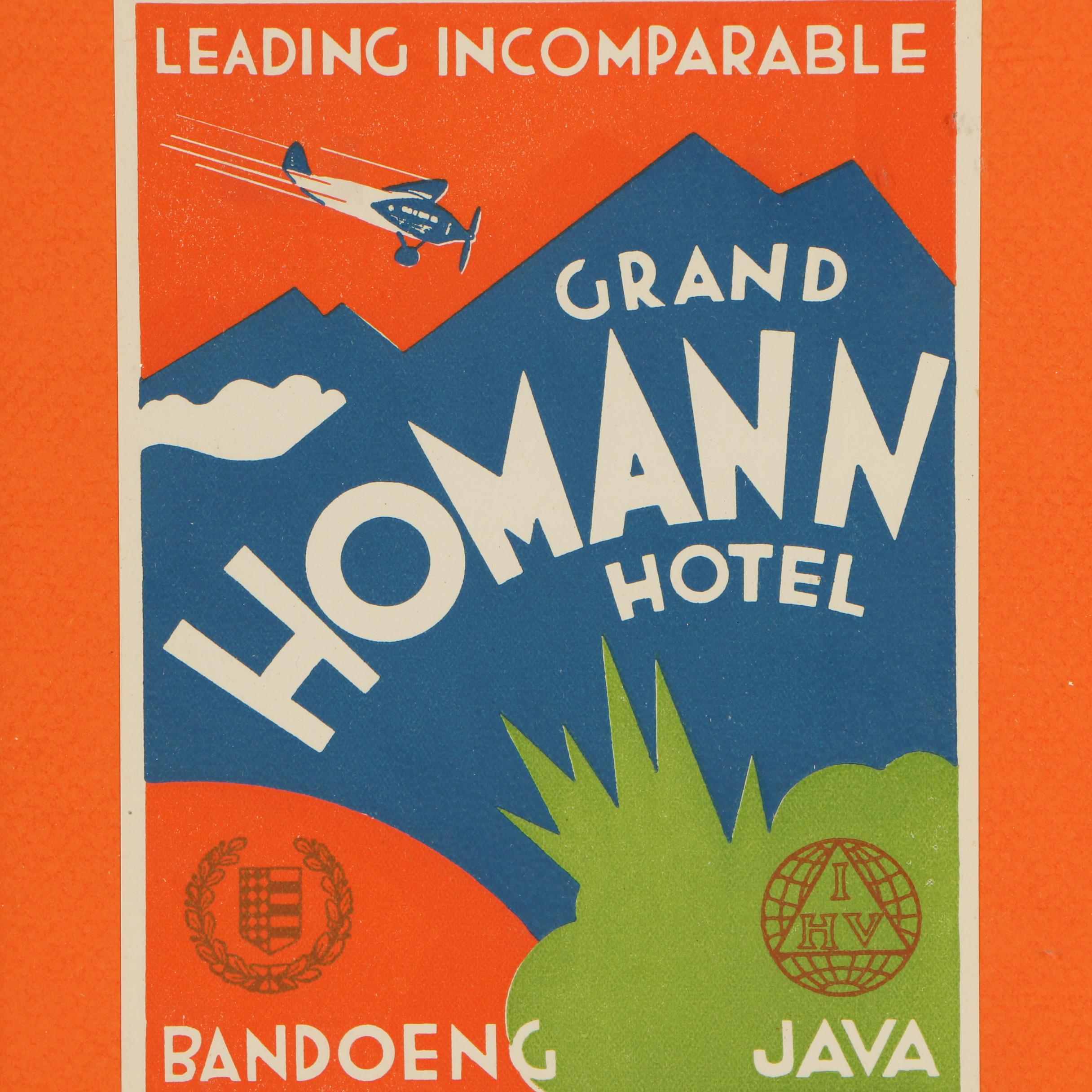 Vintage Framed International Airline Luggage and Hotel Tags