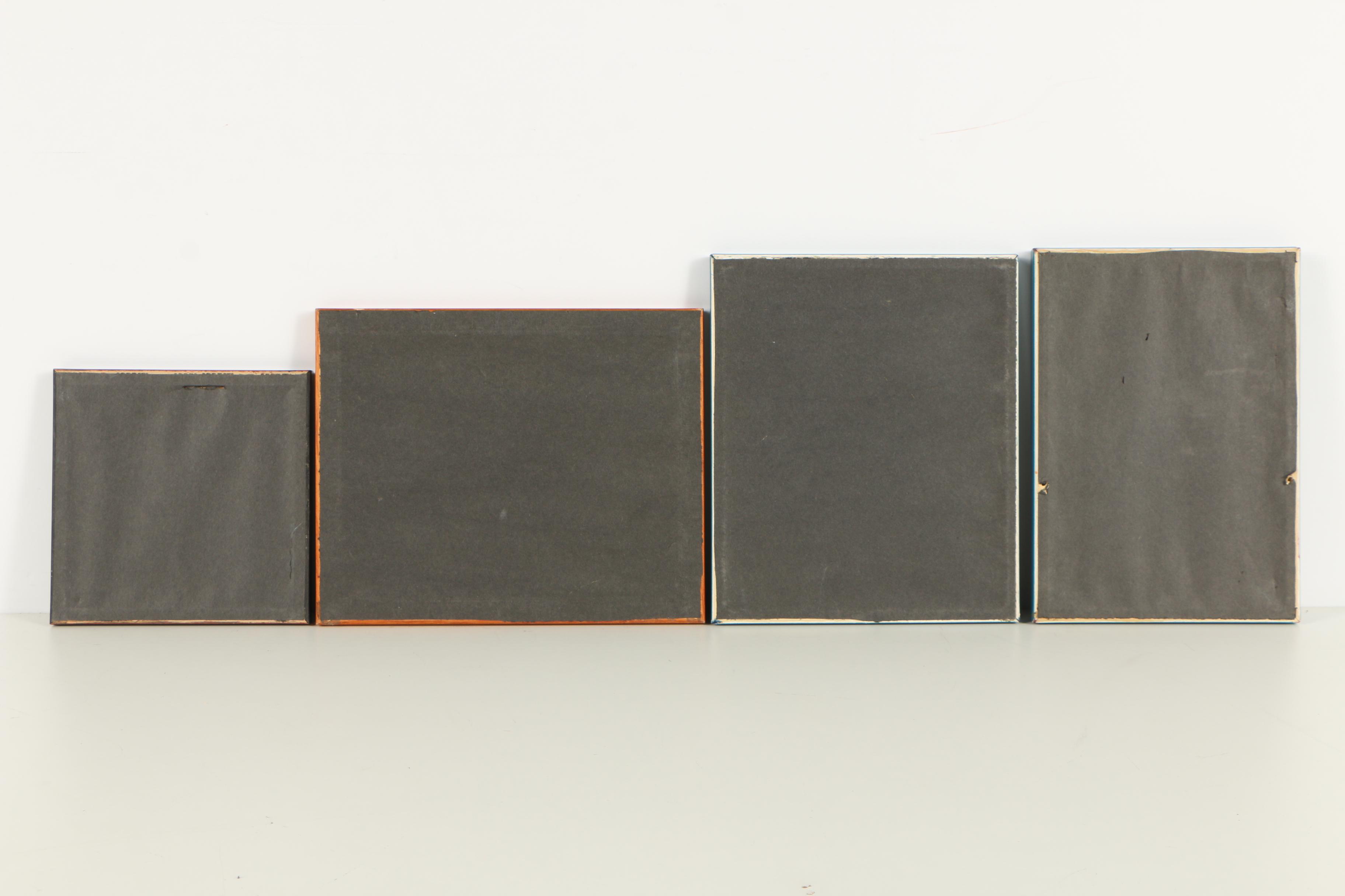 Vintage Framed International Airline Luggage and Hotel Tags