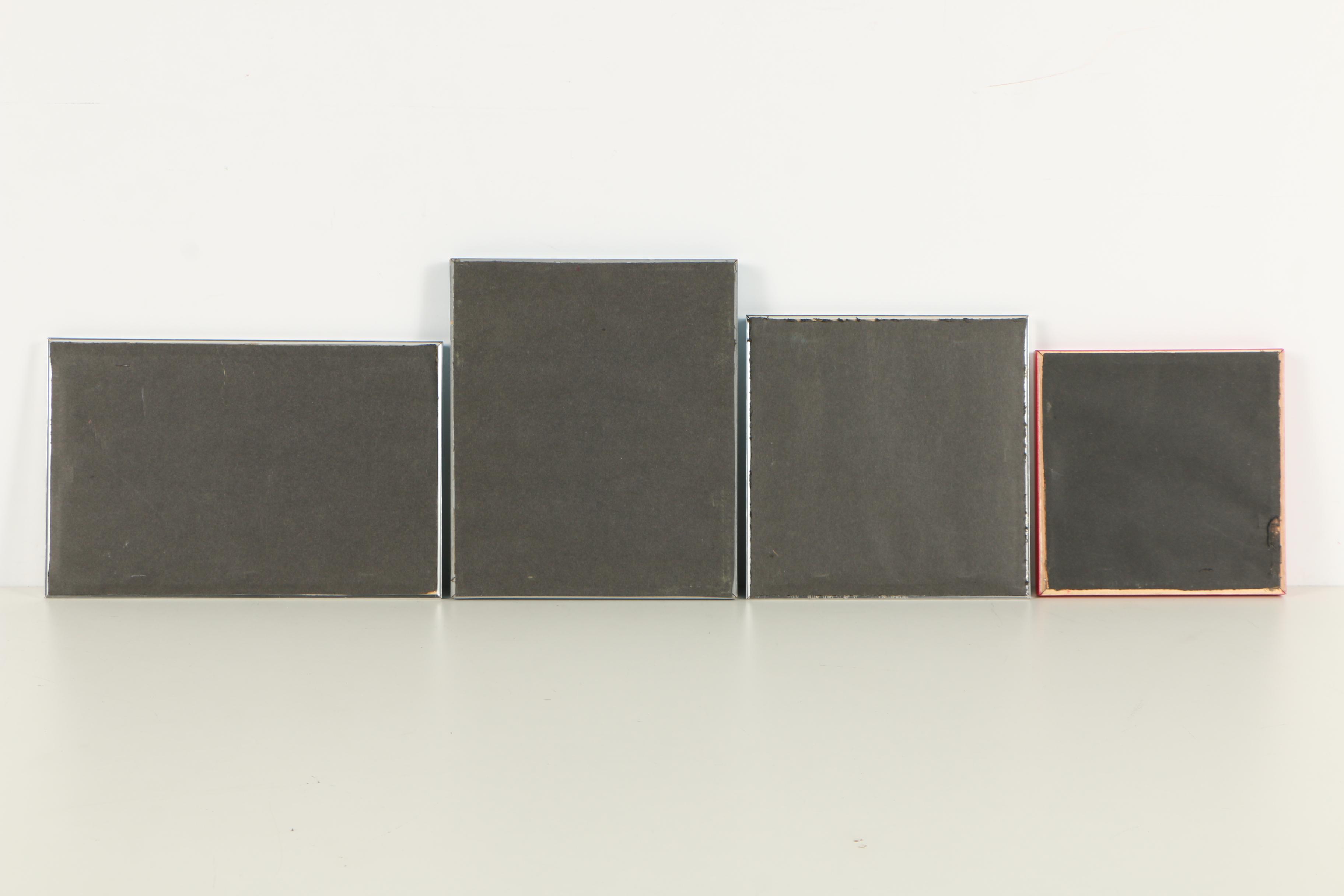 Vintage Framed Airline Luggage Tags