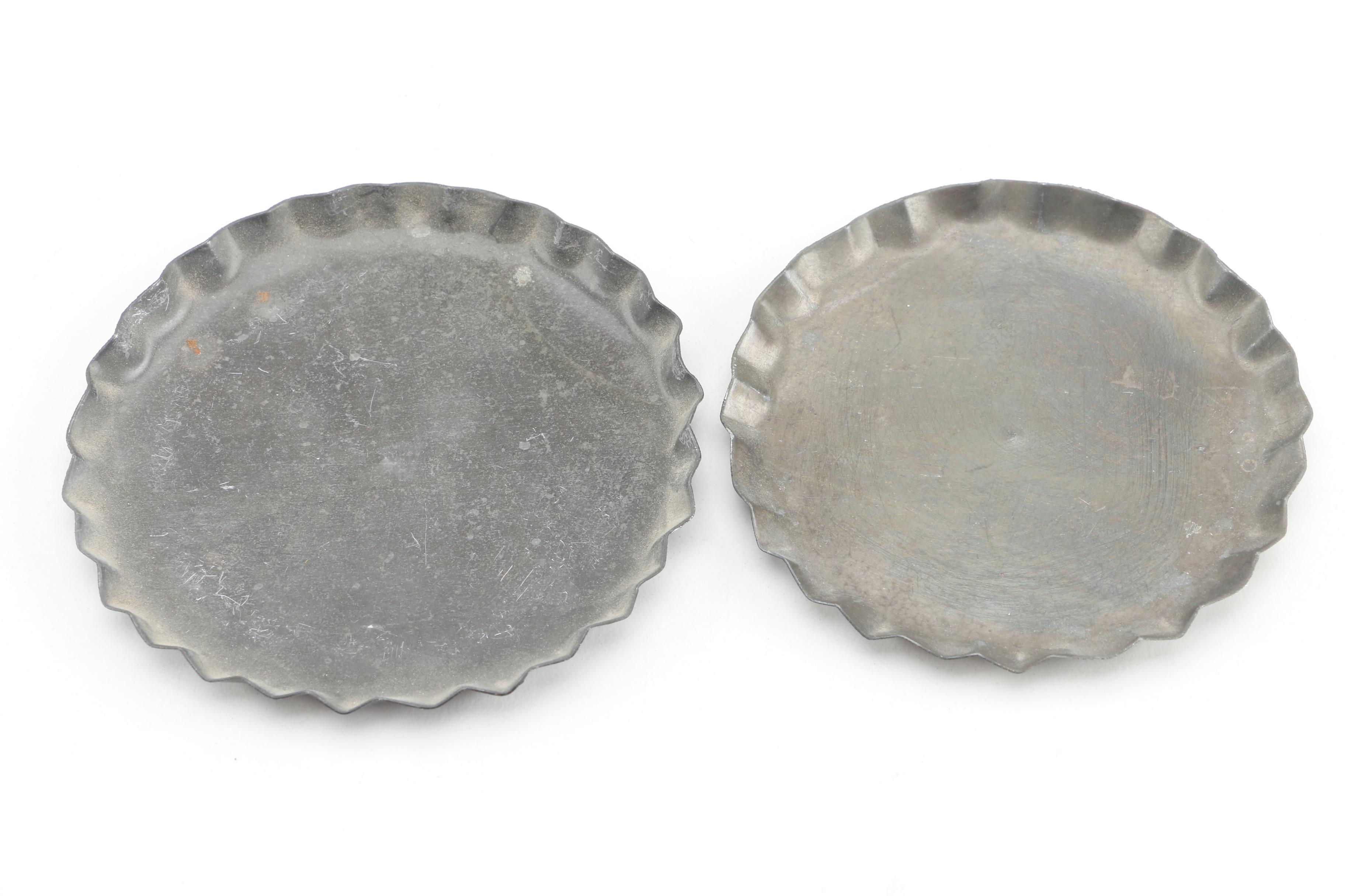 Pewter Candlestick Holders and Decor Including John Somers