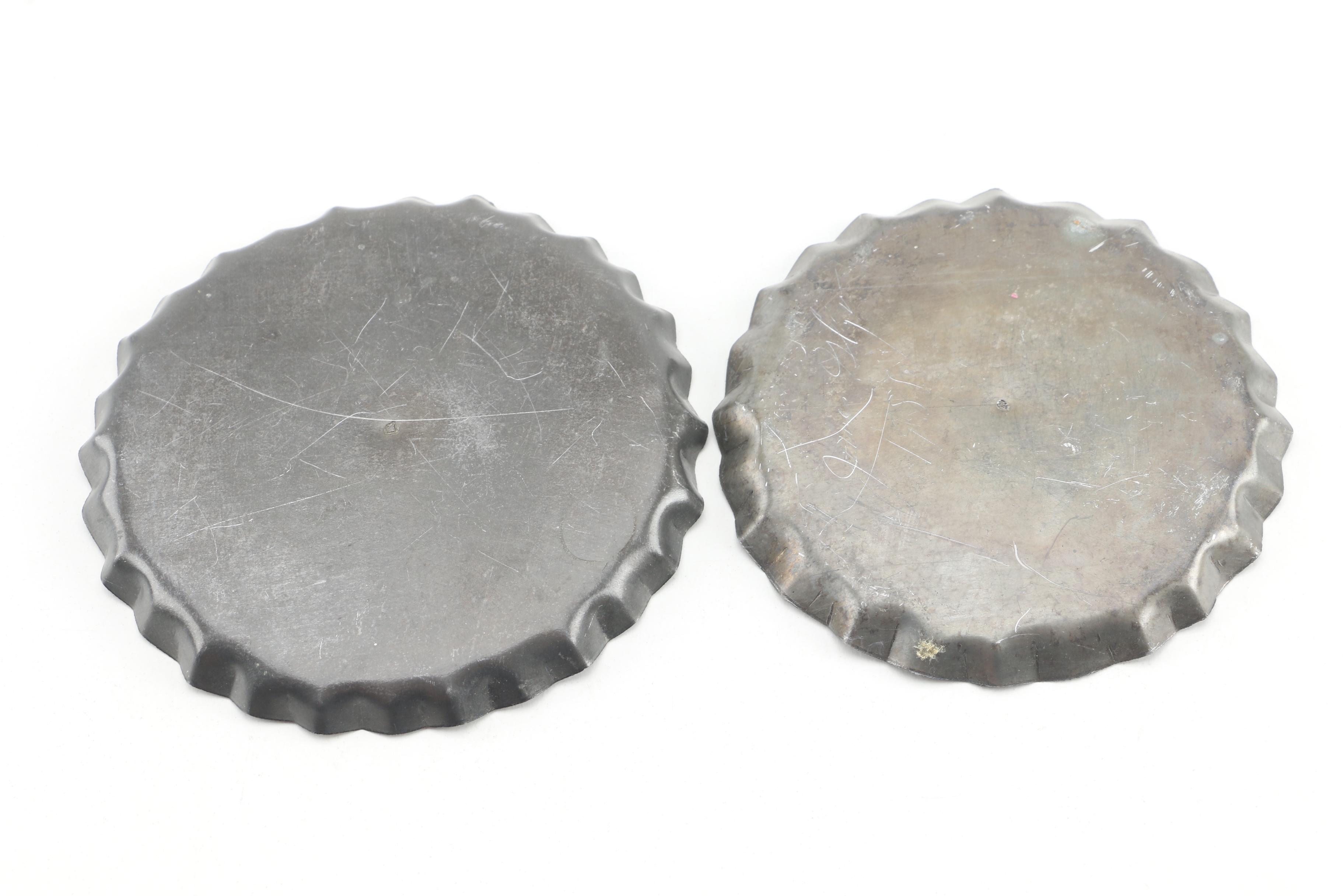 Pewter Candlestick Holders and Decor Including John Somers