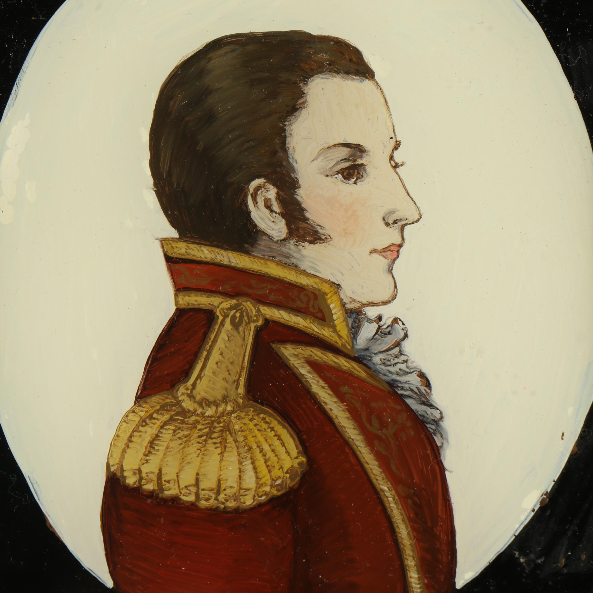 Reverse Glass Oil Portraits