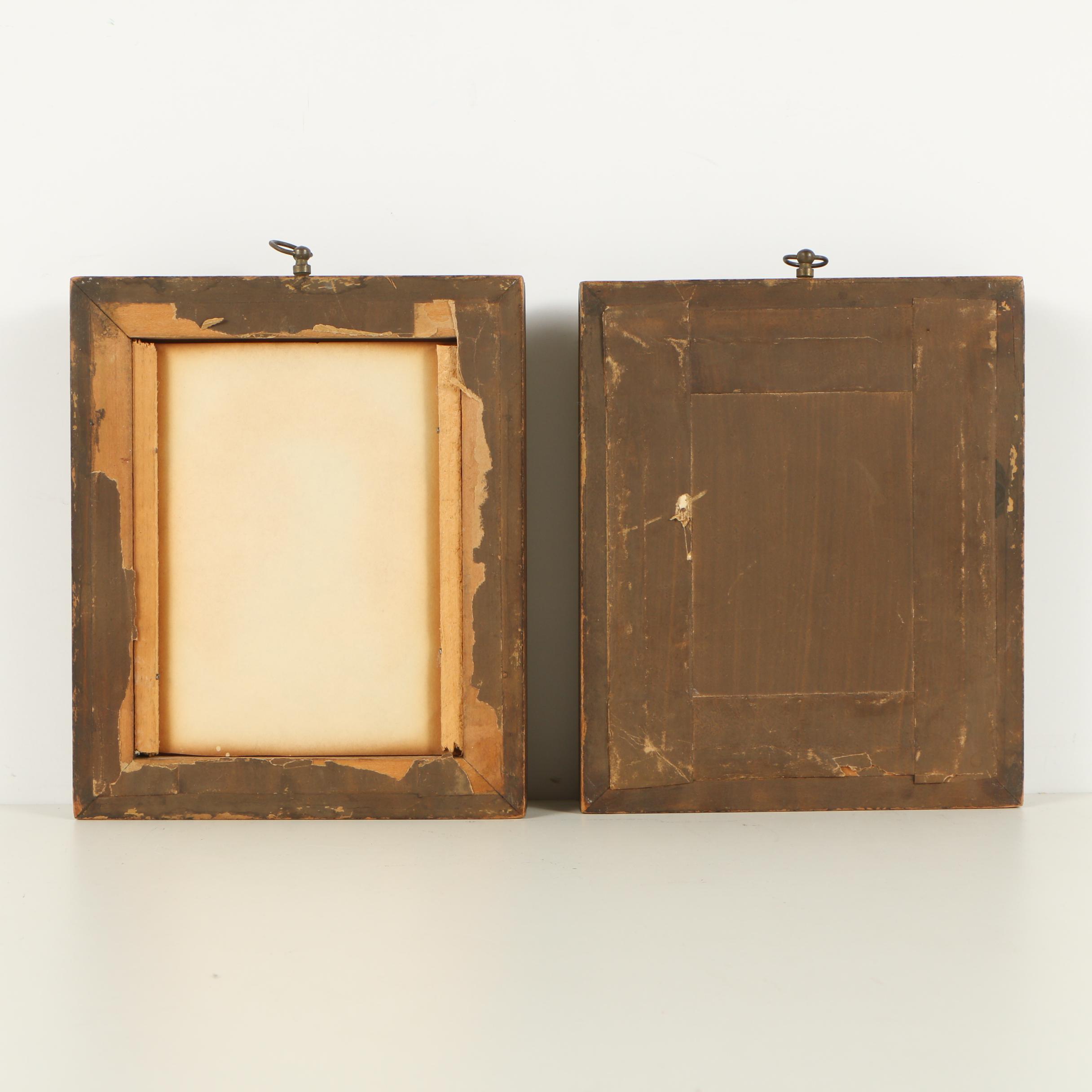 Reverse Glass Oil Portraits