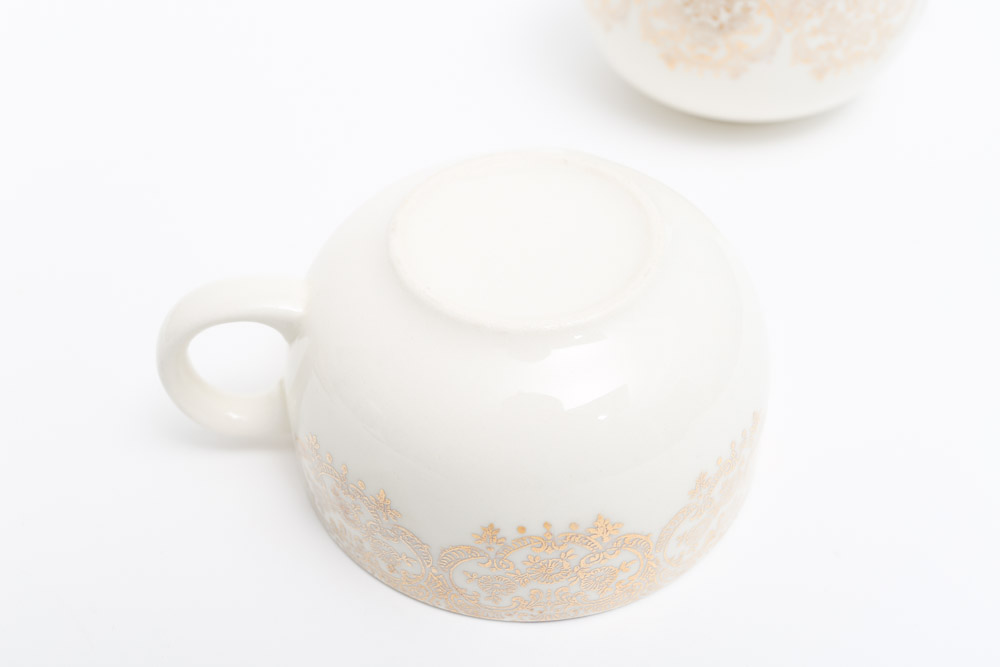 Vintage Crooksville "Delmar Rose" Dinnerware