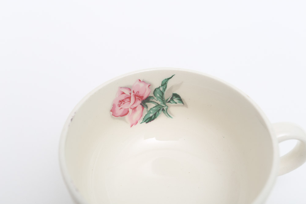 Vintage Crooksville "Delmar Rose" Dinnerware