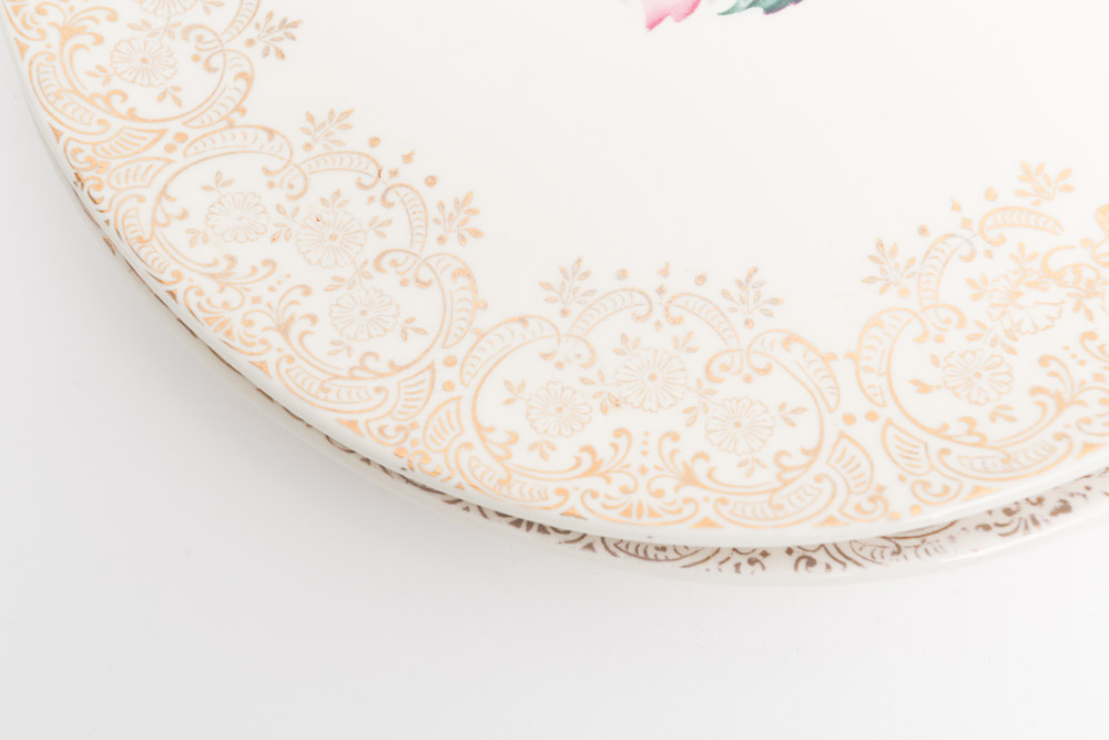 Vintage Crooksville "Delmar Rose" Dinnerware