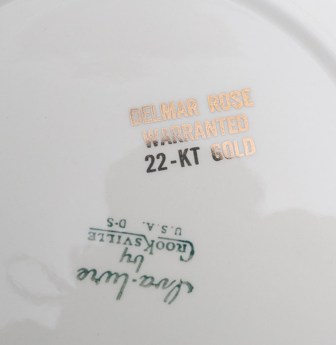 Vintage Crooksville "Delmar Rose" Dinnerware