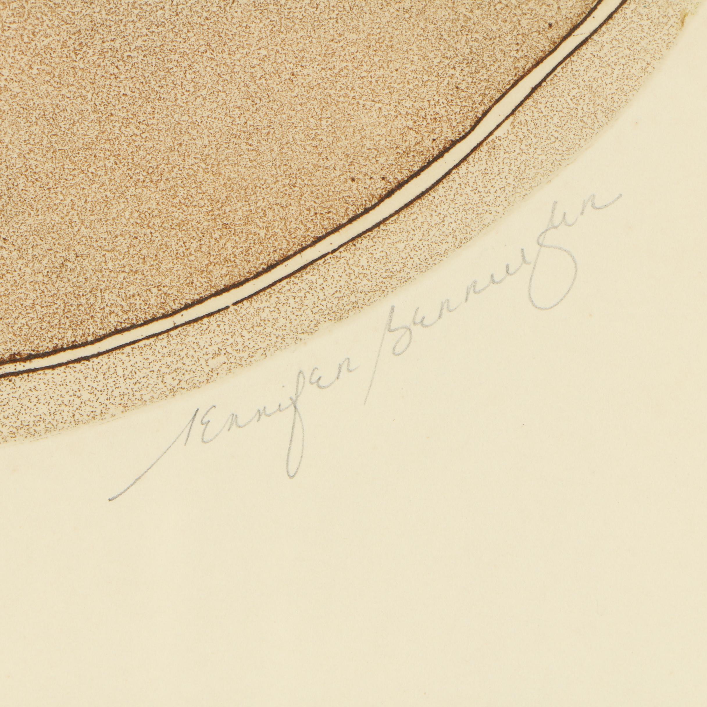 Jennifer Bennington Limited Edition Color Etching