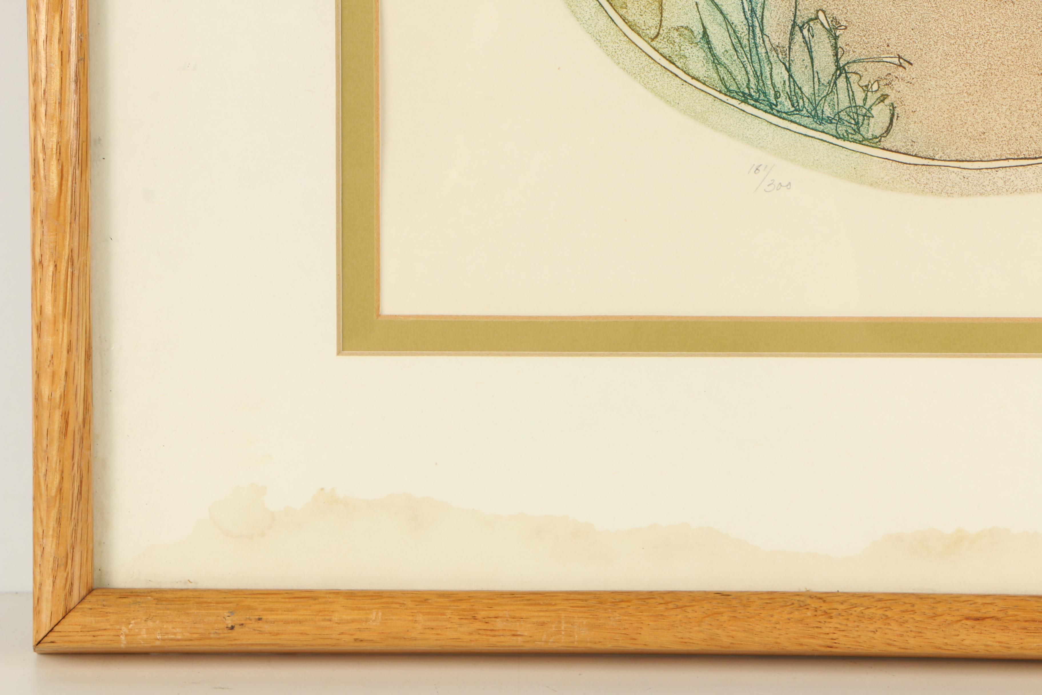 Jennifer Bennington Limited Edition Color Etching