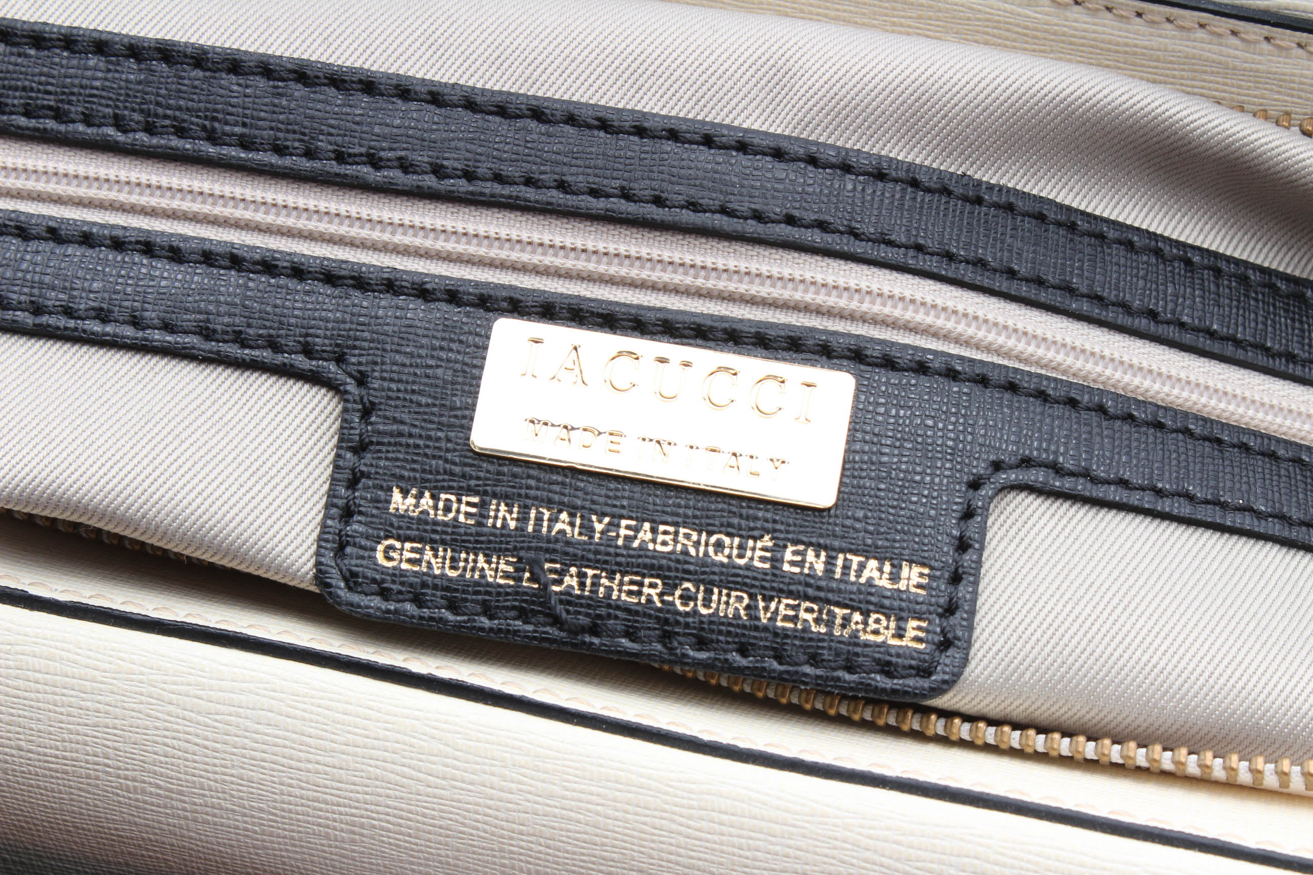 Iacucci Pelletteria Italian Leather Handbag