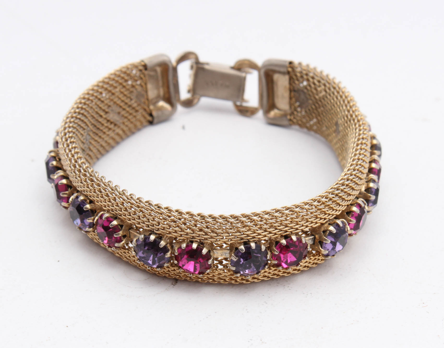 Vintage Weiss Costume Jewelry Bracelet and Earring Set